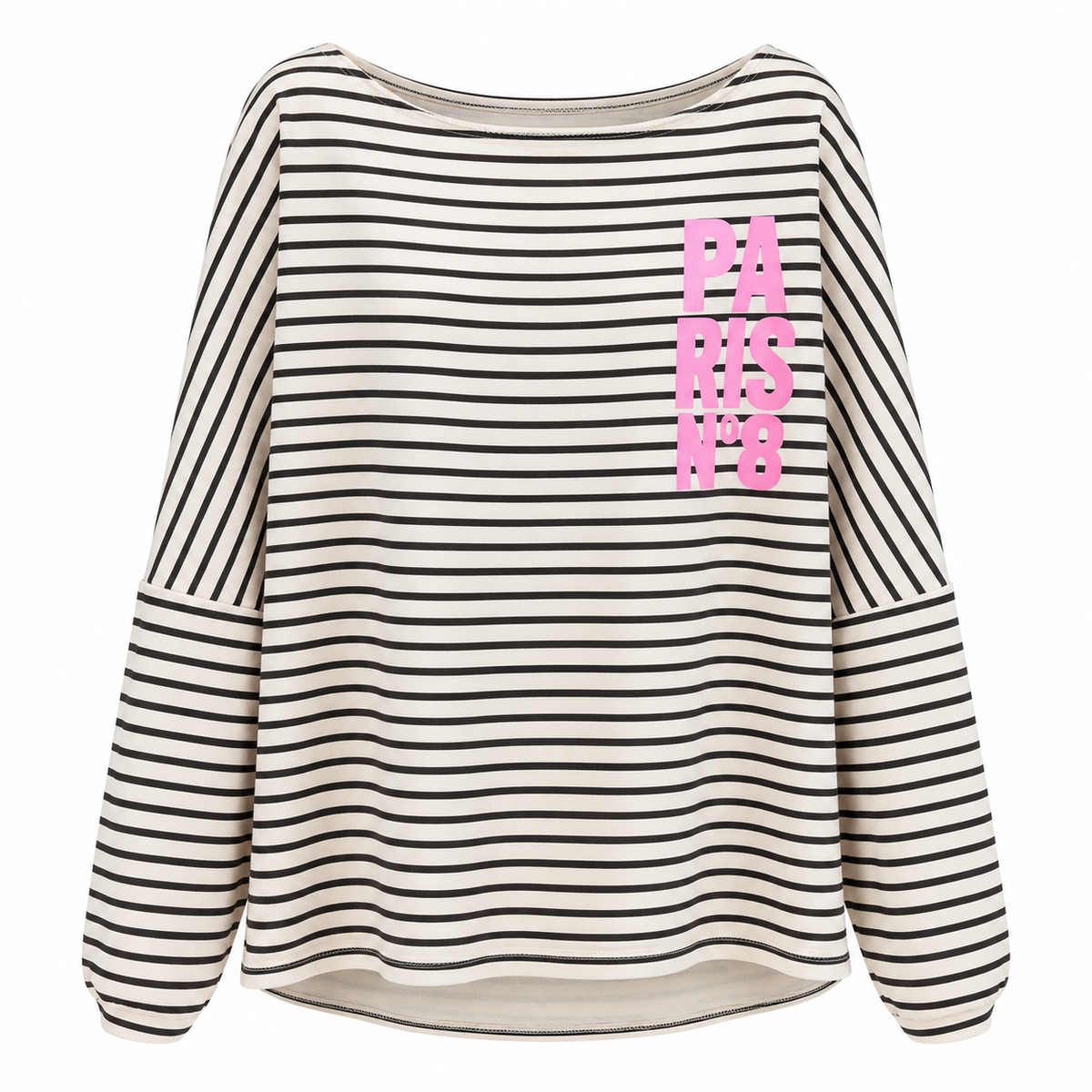 Gestreiftes Oversize Sweatshirt - PARIS N°8