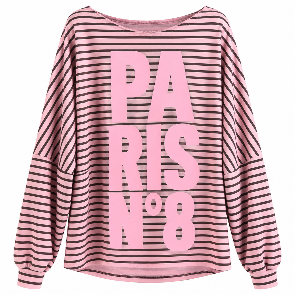 Gestreiftes Oversize Sweatshirt - PARIS N°8
