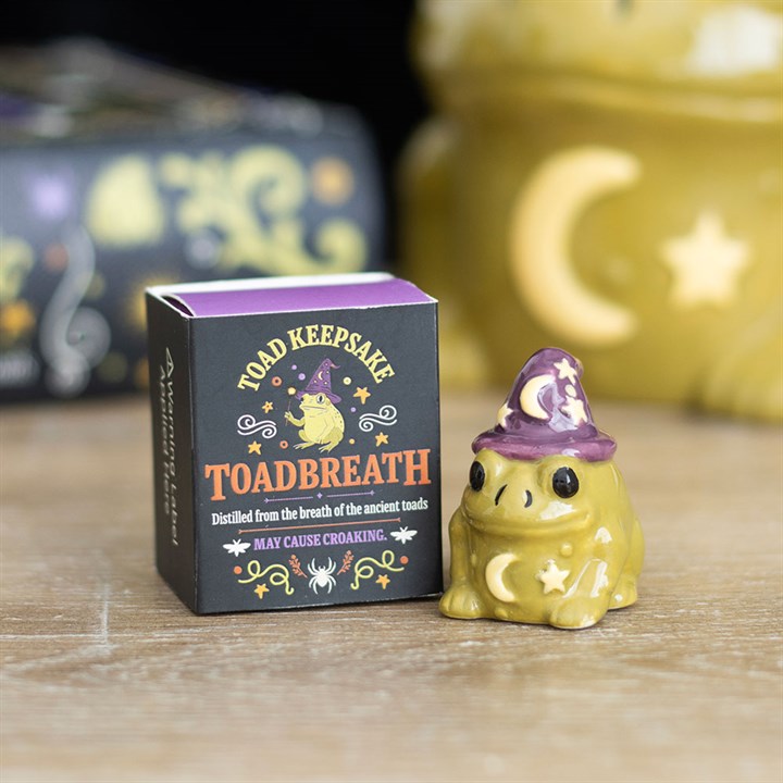 Magic Toad - Witchy Frosch Glücksbringer aus Keramik