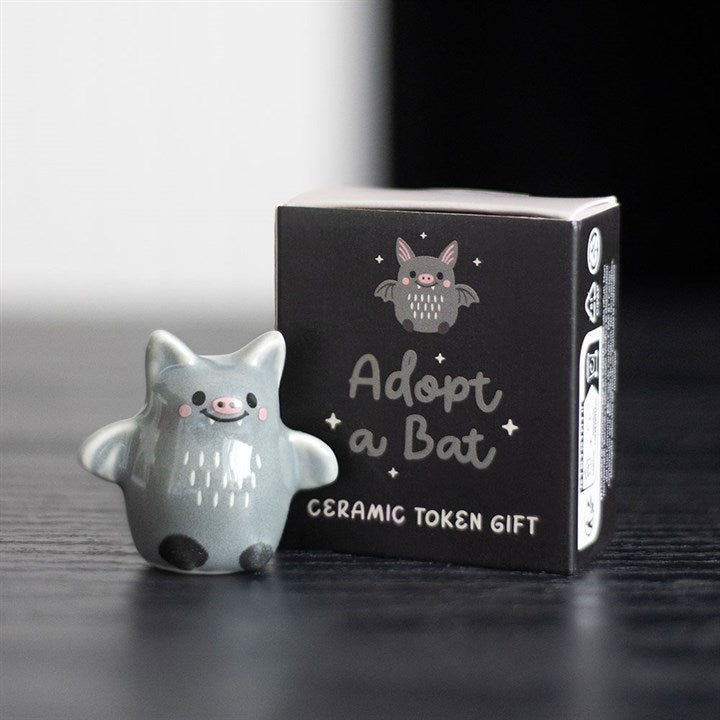 Adopt A Bat - Fledermaus Keramik Glücksbringer