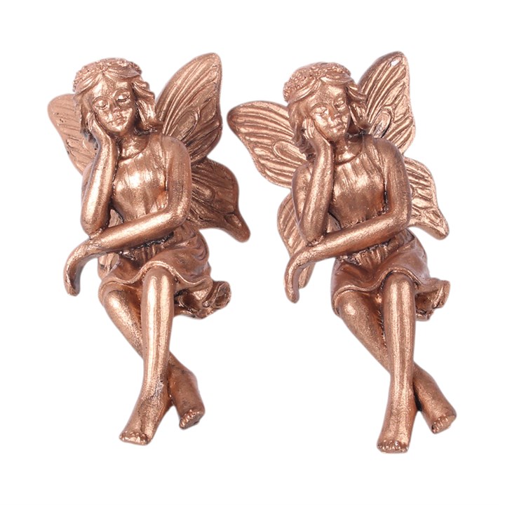 2er-Set Fairy Pot Hanger - Feenfiguren für Blumentöpfe und Vasen