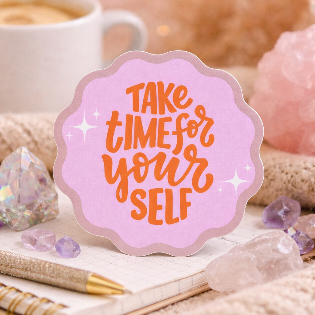 Gentle Reminder Sticker Set – Soft Touch | Selfcare, Balance & Achtsamkeit