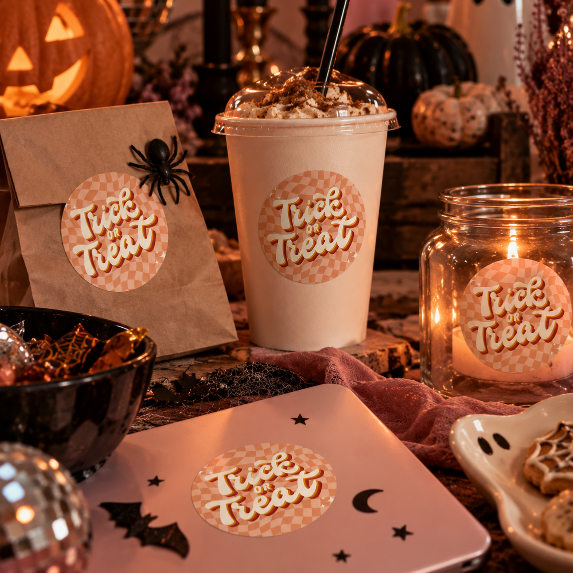 Trick Or Treat Sticker – Soft Touch | Halloween & Spooky Season