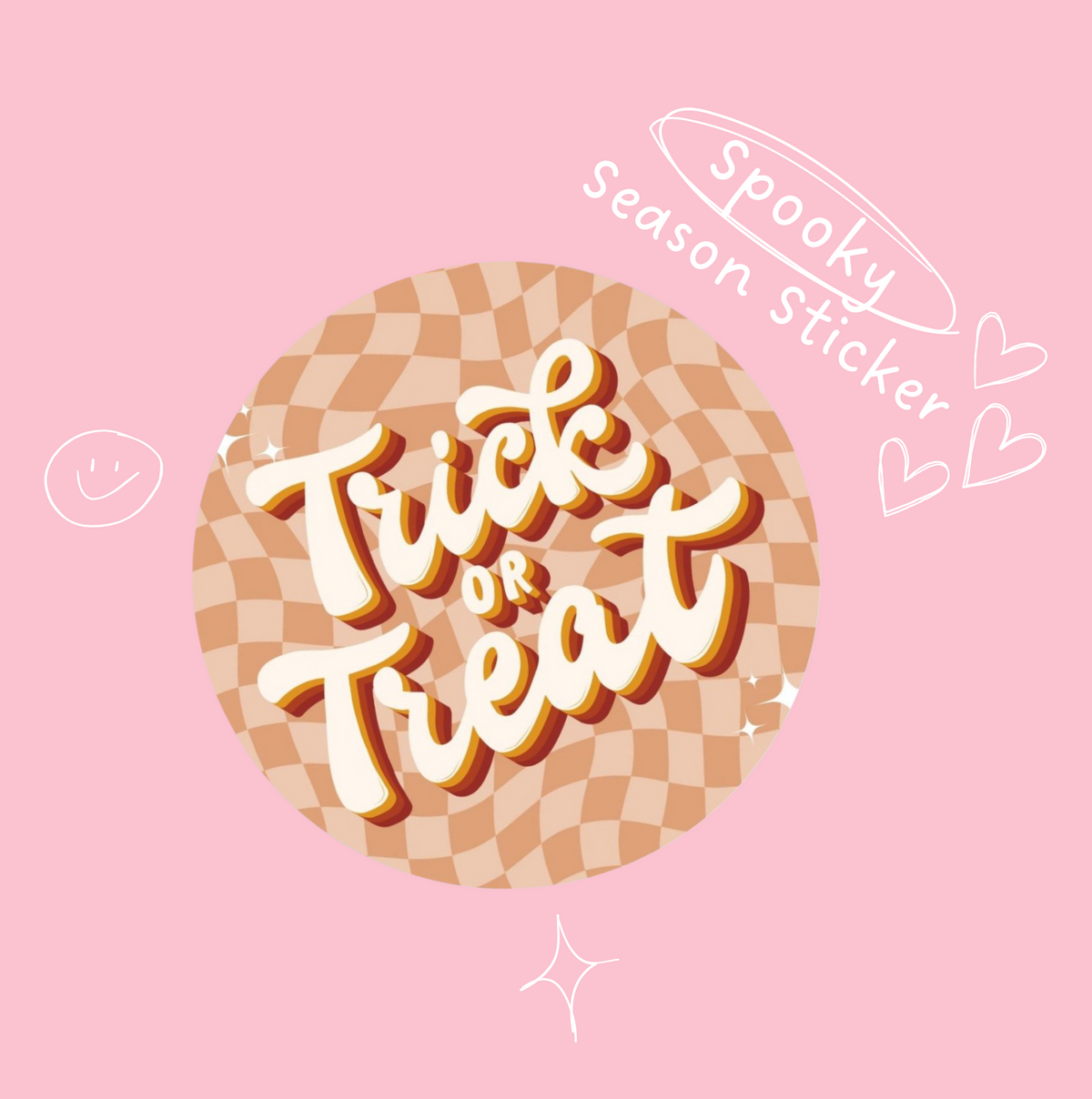 Trick Or Treat Sticker – Soft Touch | Halloween & Spooky Season