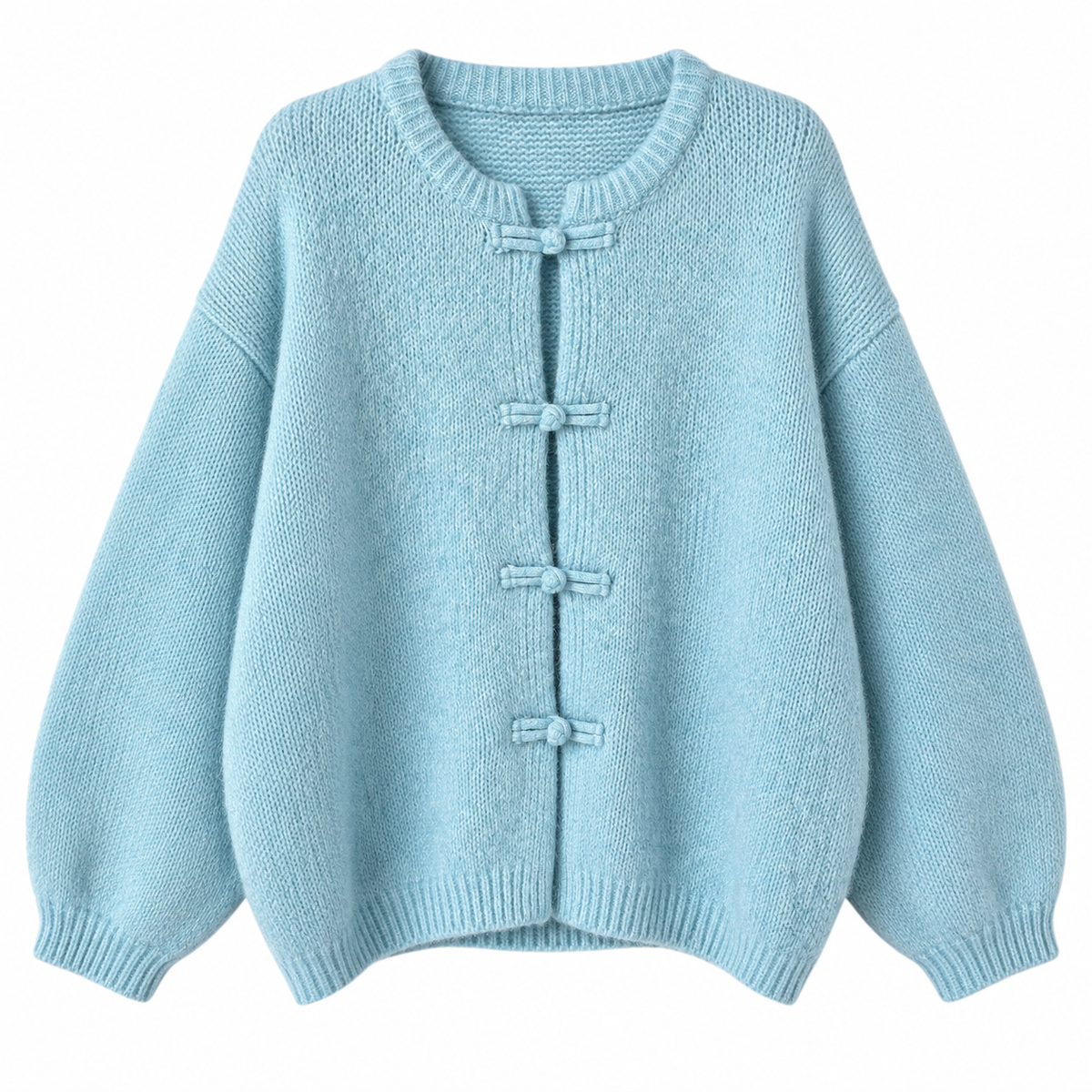 Kuscheliger Cardigan mit Knopfverschluss