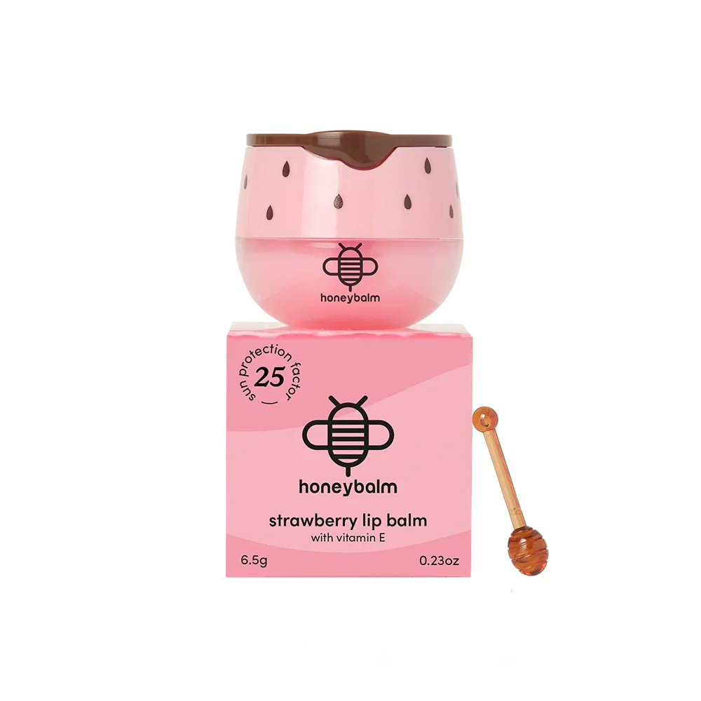 Honeybalm Erdbeere SPF 25 – Fruchtige Lippenpflege mit Sonnenschutz