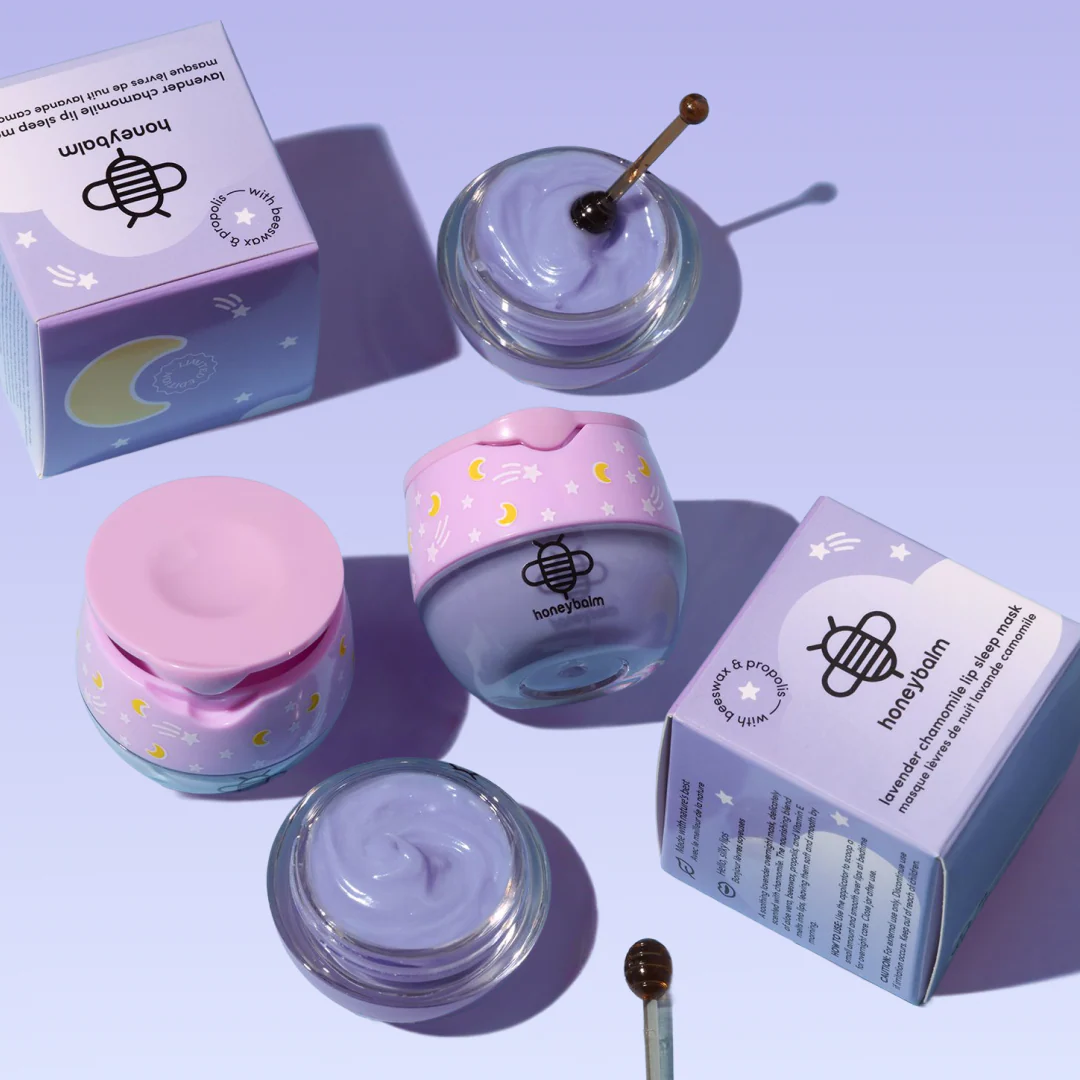 Honeybalm Lavender & Chamomile Lip Sleep Mask – Regenerative Lippenpflege über Nacht