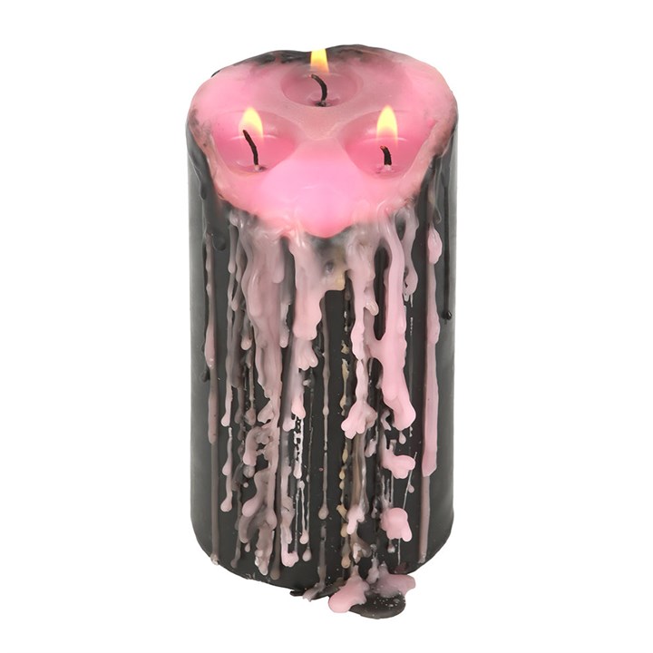 Draculina Rosa Vampir Tränen Kerze - groß