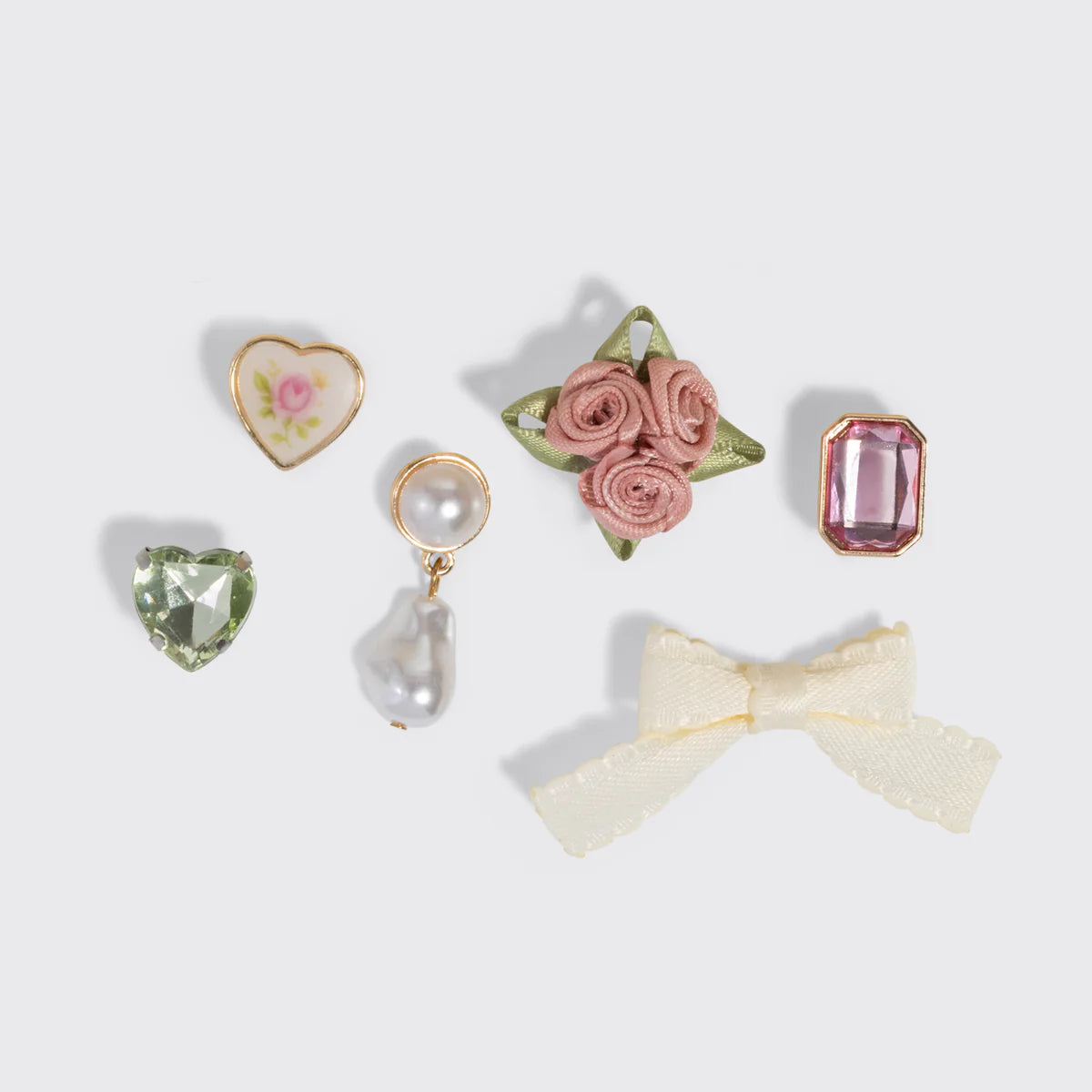 Kitsch Pop Charms in Vintage Pink – Personalisiere deine Haarklammer