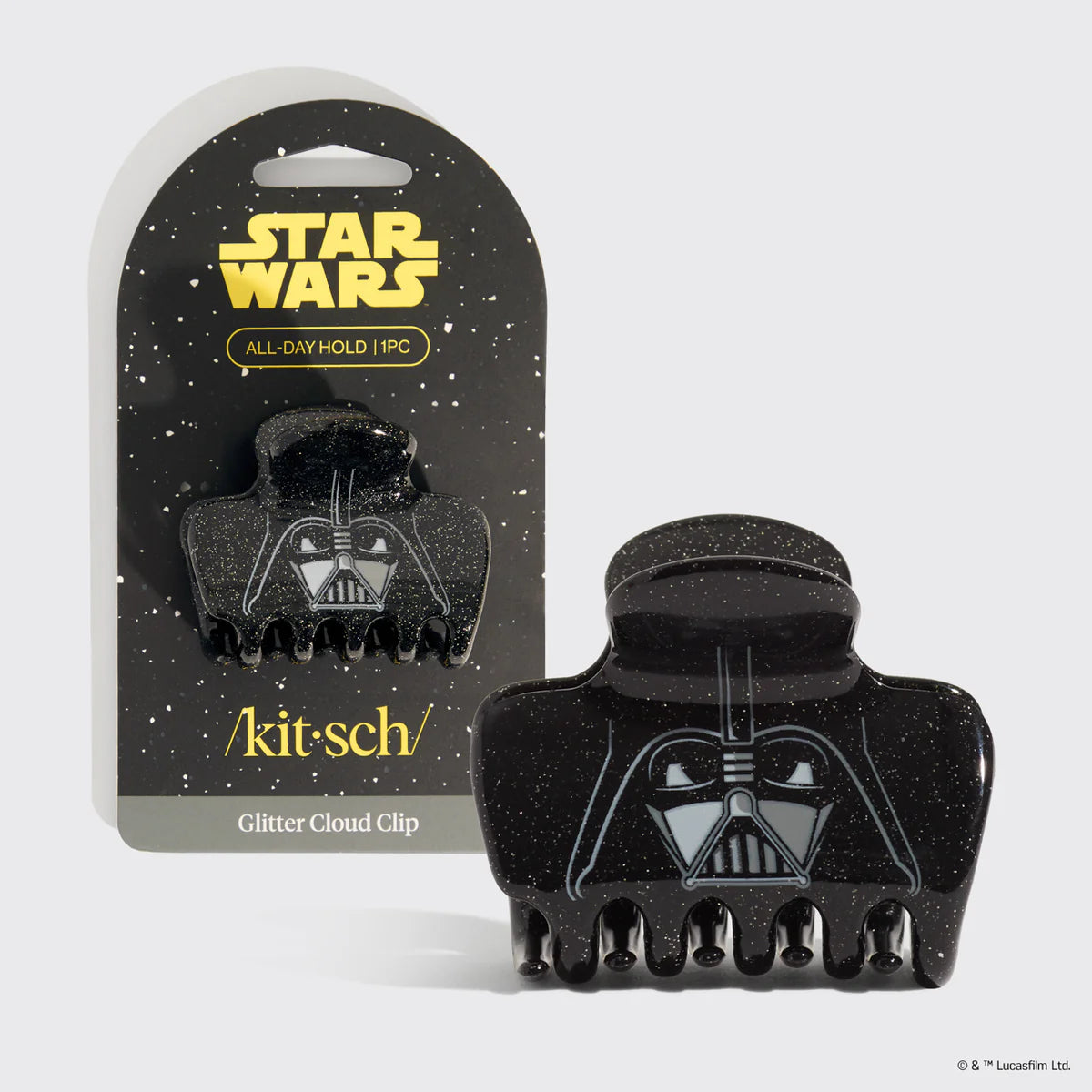 Star Wars x Kitsch Glitter Cloud Clip Haarklammer – Darth Vader
