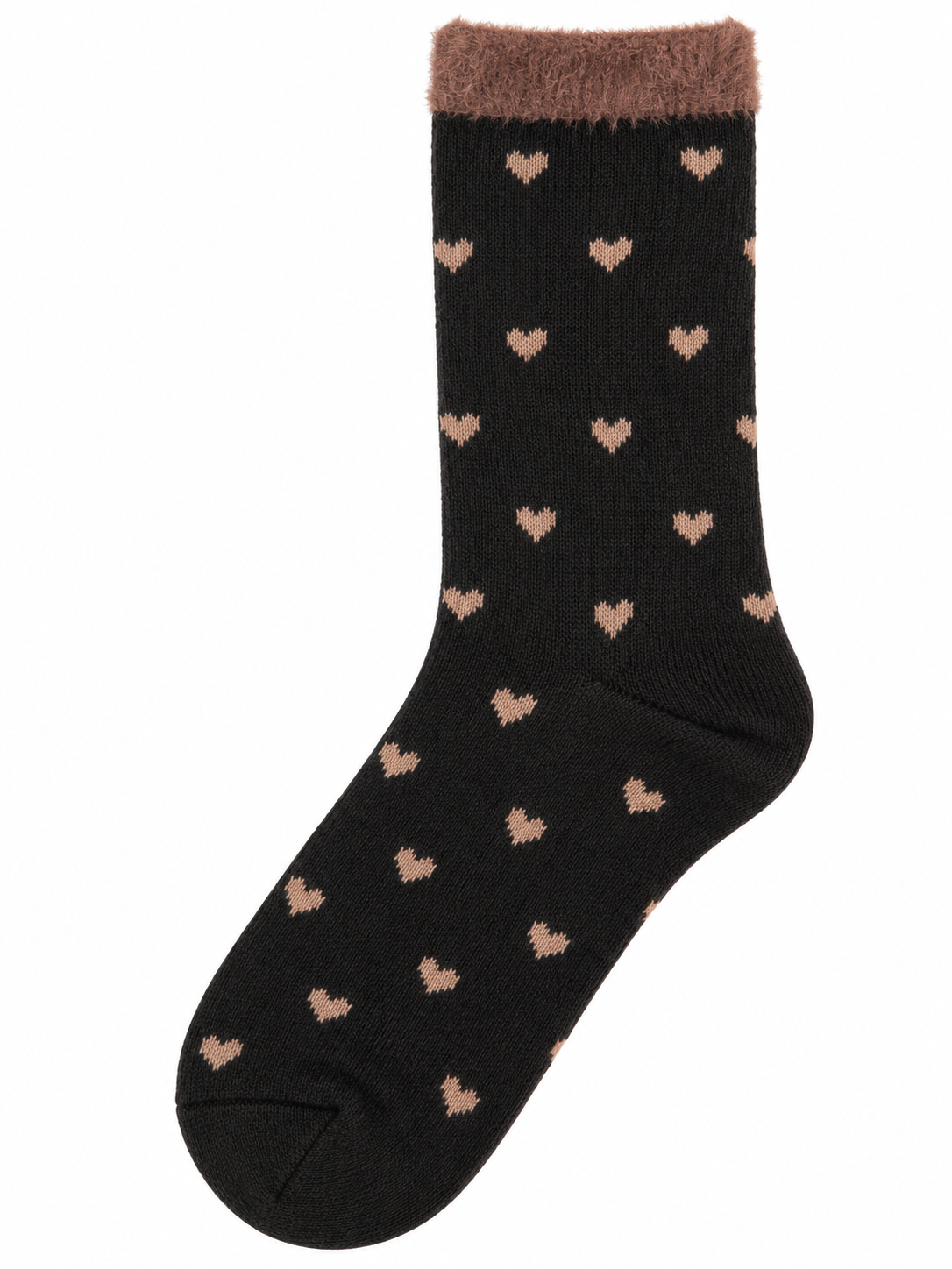 Kaschmir Thermosocken – Fluffy Hearts