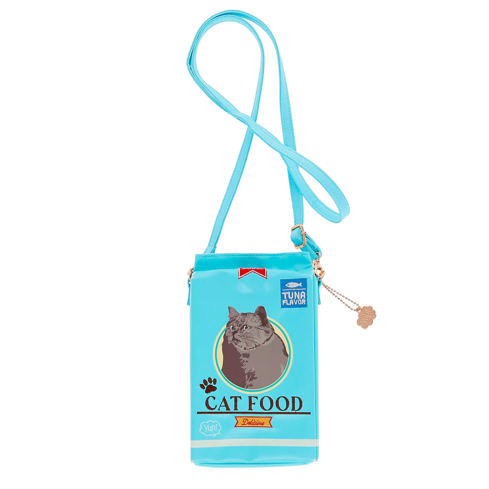 Marushin Yup! Cat Food Pouch – Tasche im Katzenfutter Design mit Henkel