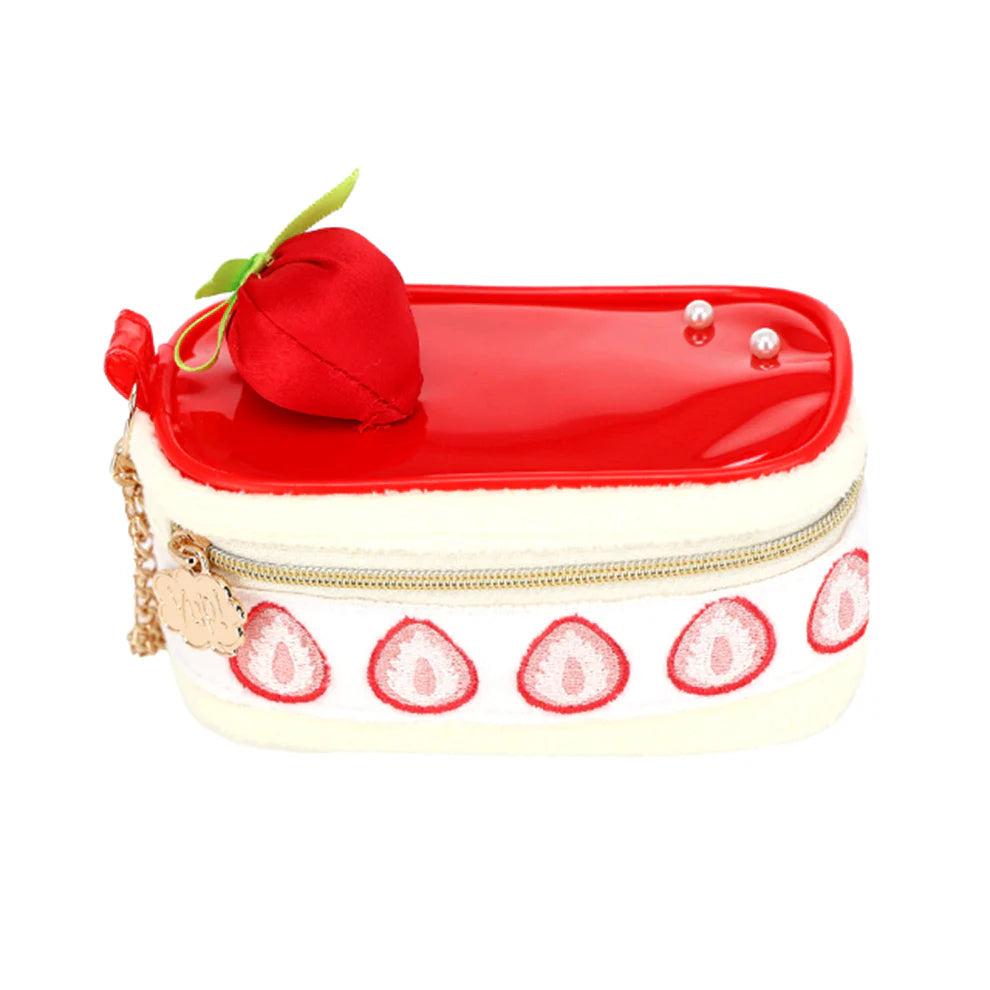 Marushin Yup! Fraisier Pouch – Tasche im französischen Erdbeertorten Design