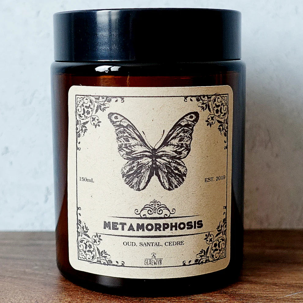 Metamorphosis – Duftkerze | Oud-Holz & Mystische Tiefe | 150 ml
