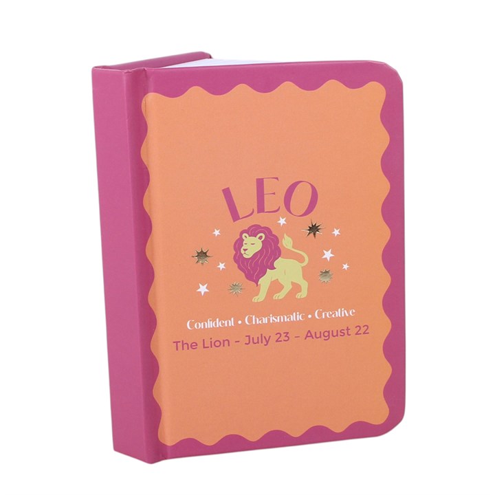 Sternzeichen Mini-Notizbuch Löwe ♌ – Leo Zodiac Journal