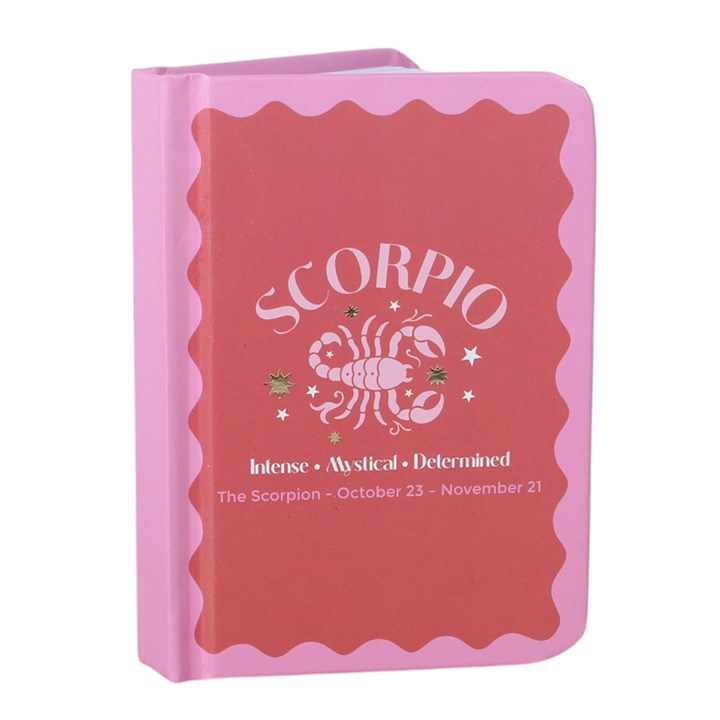 Sternzeichen Mini-Notizbuch Skorpion ♏ – Scorpio Zodiac Journal