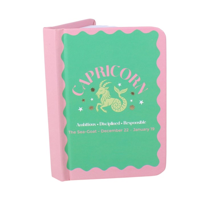 Sternzeichen Mini-Notizbuch Steinbock ♑ – Capricorn Zodiac Journal
