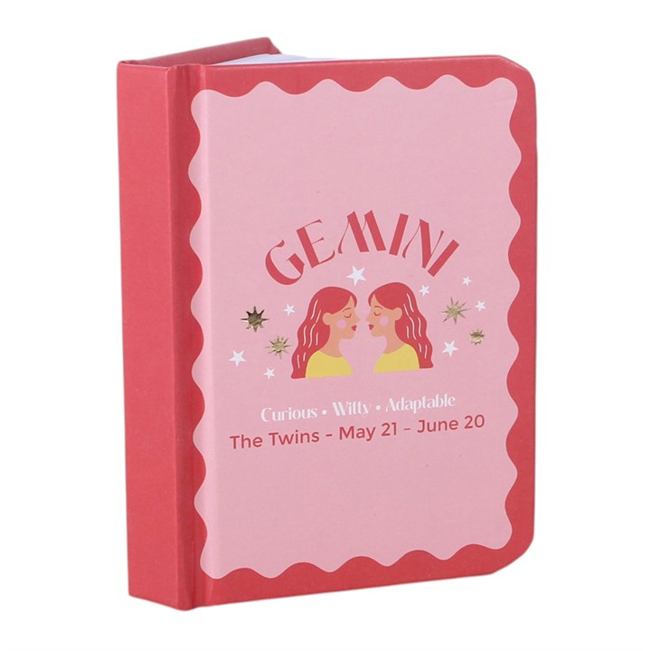 Sternzeichen Mini-Notizbuch Zwillinge ♊ – Gemini Zodiac Journal