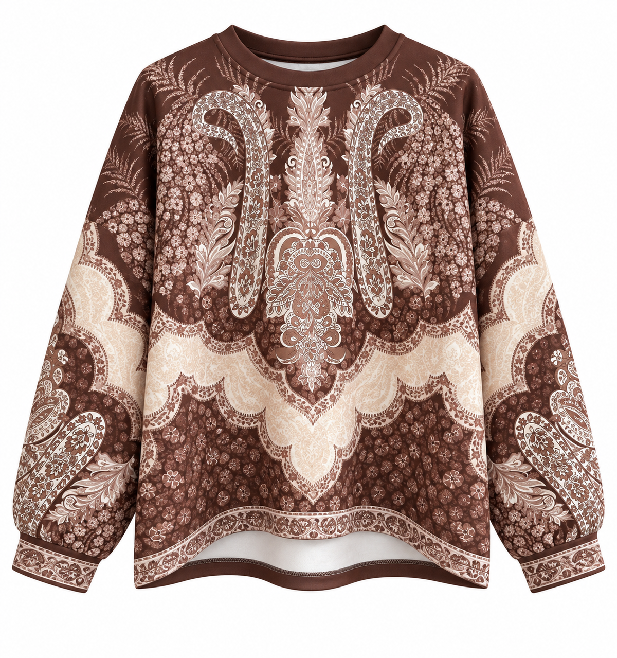 Eleganter Pullover mit Ornamentmuster
