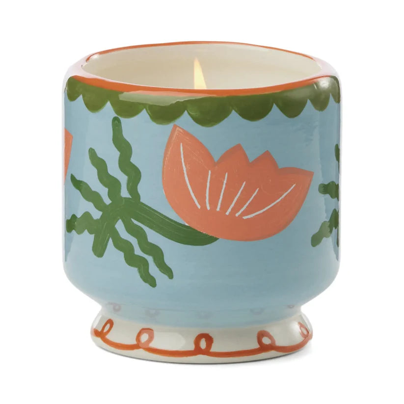 Cactus Flower Duftkerze in Keramikgefäß - Frischer Blütenduft – Paddywax A Dopo Kollektion