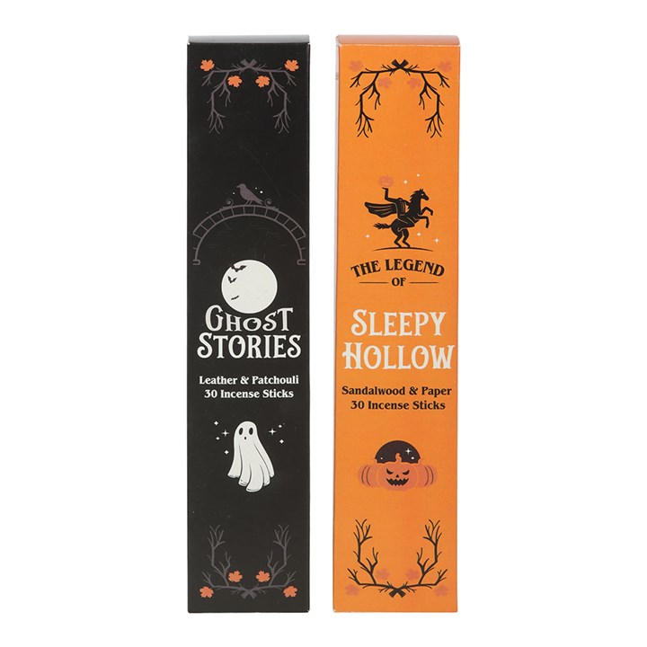 Haunted Library 2er Räucherstäbchen Set - Leder & Patchouli / Sandelholz & Papier