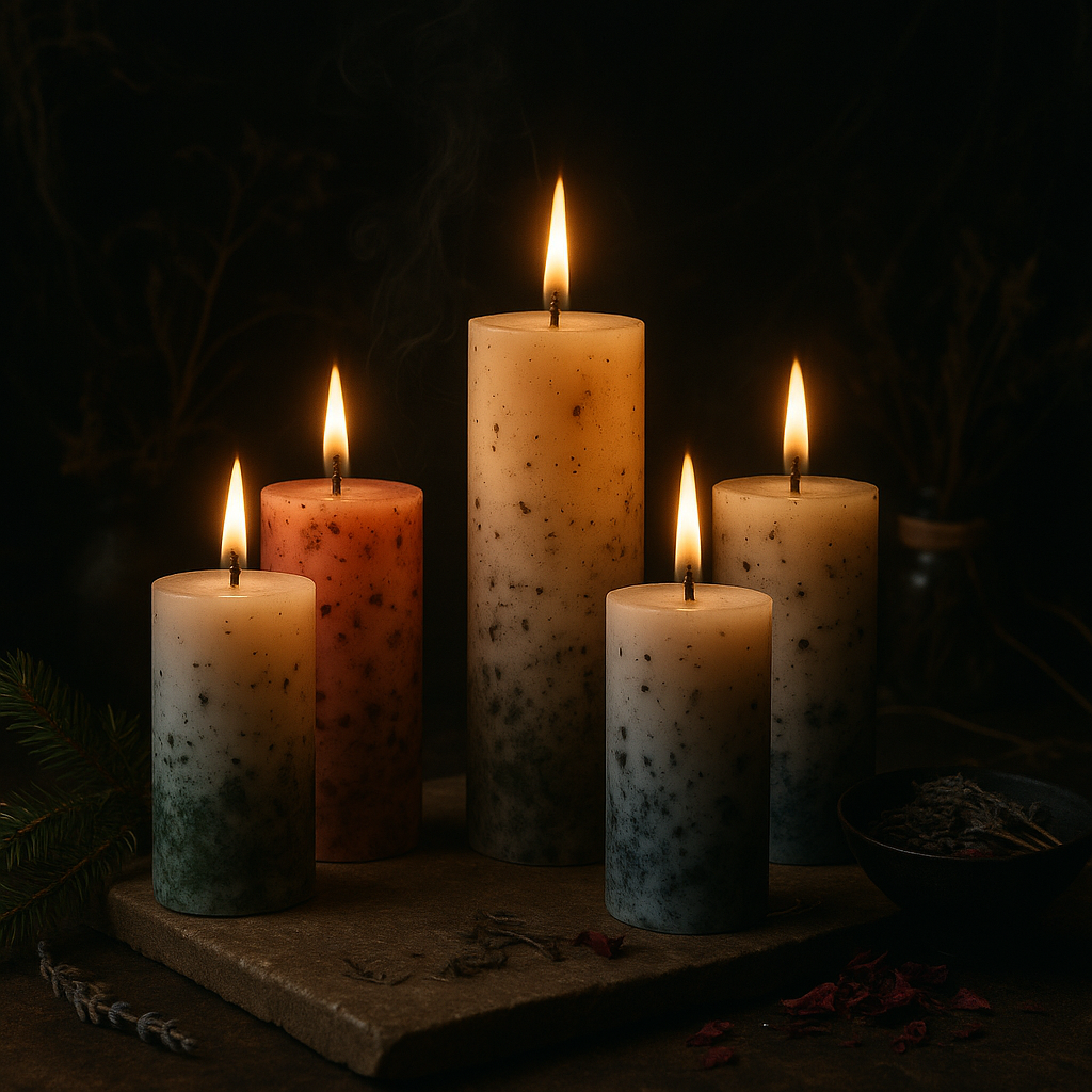 Ritualkerze - Türkis | Harmonie & innerer Frieden