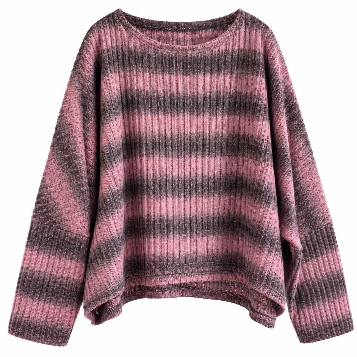 Kuscheliger Pullover mit Streifen