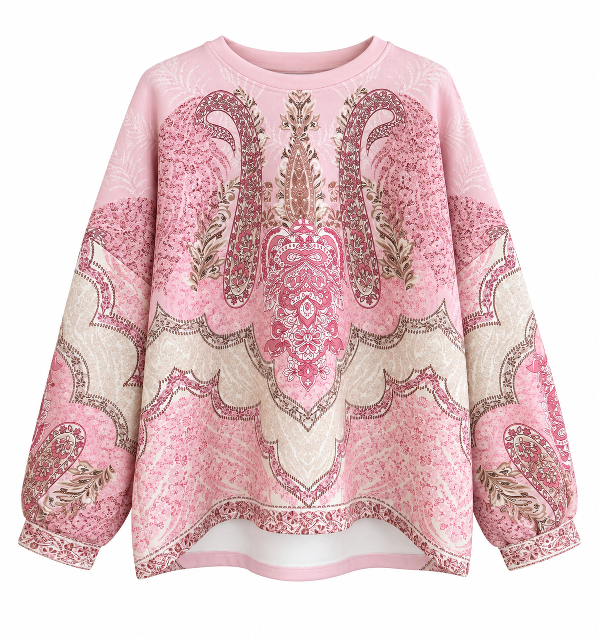 Eleganter Pullover mit Ornamentmuster