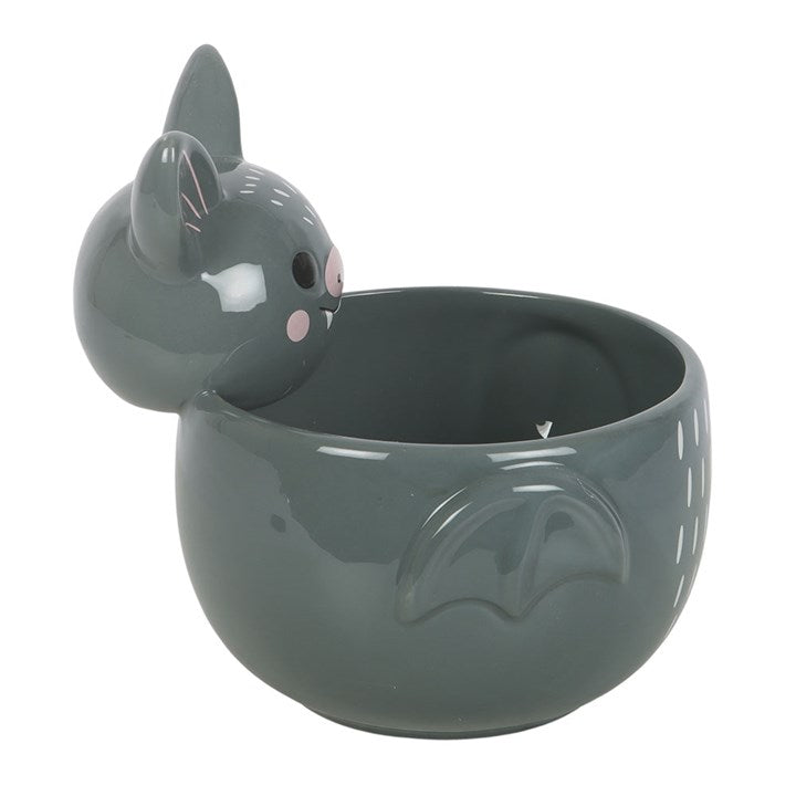 Große Keramikschale im Fledermaus Design