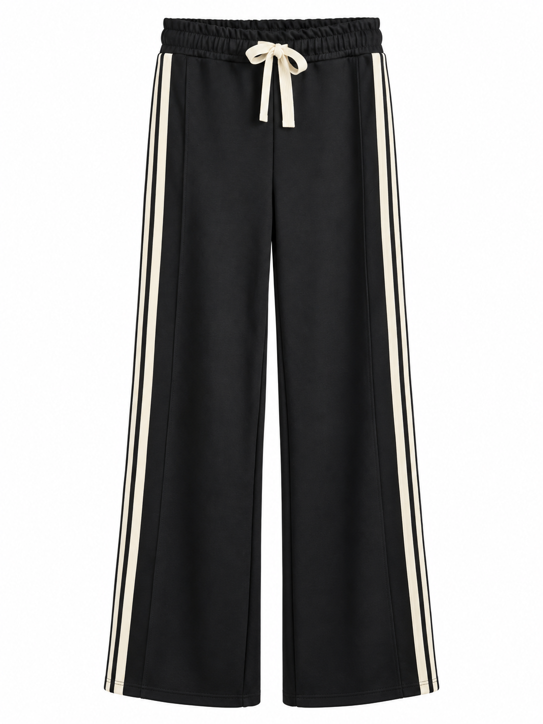 Wide Leg Streifenhose – Sporty Chic