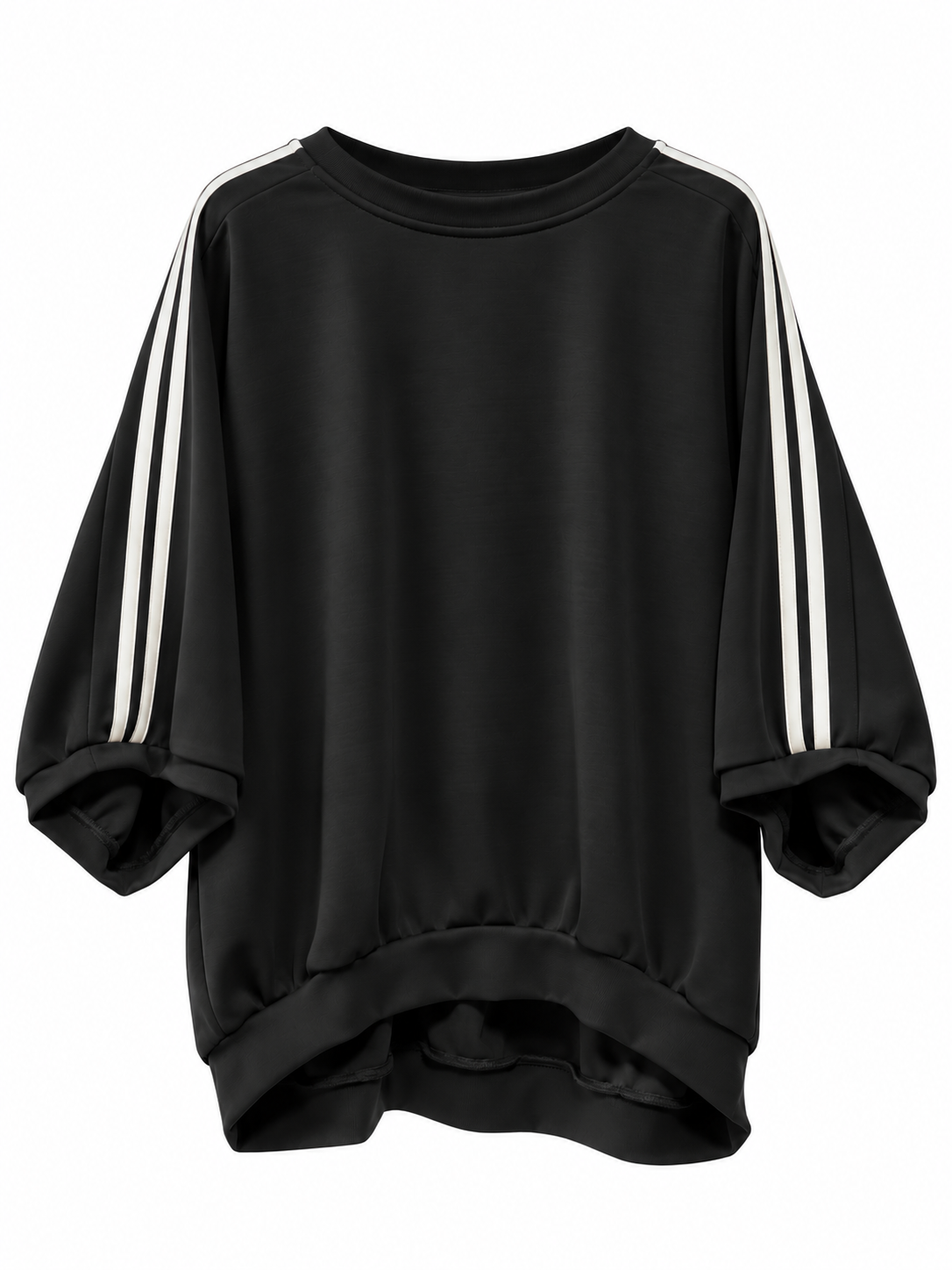 Oversize Sweatshirt mit Streifen