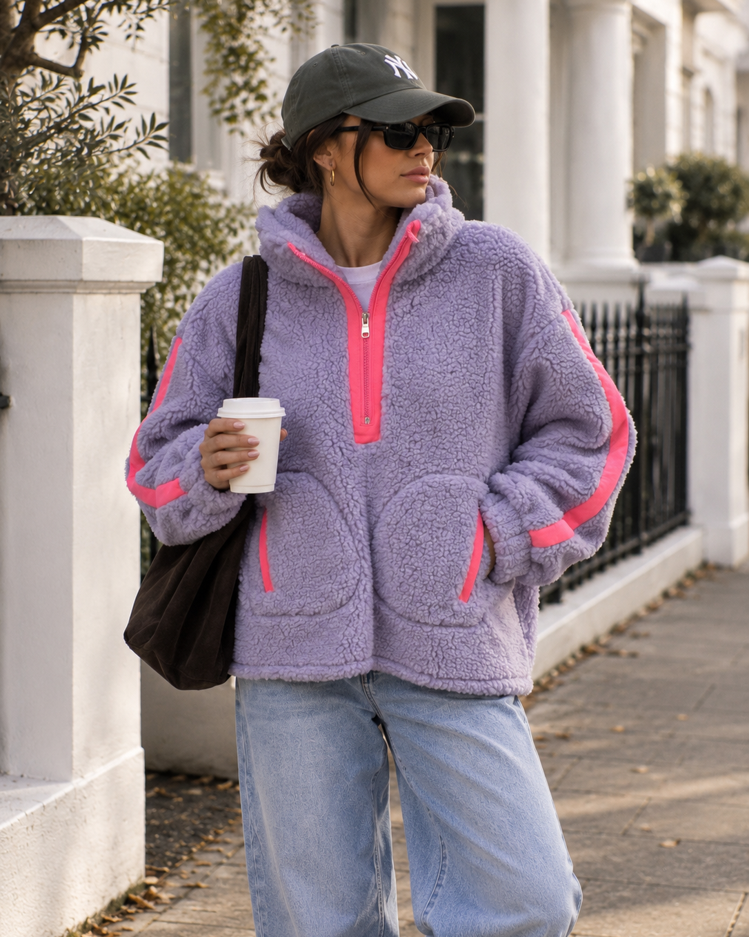 Teddy Half-Zip Pullover