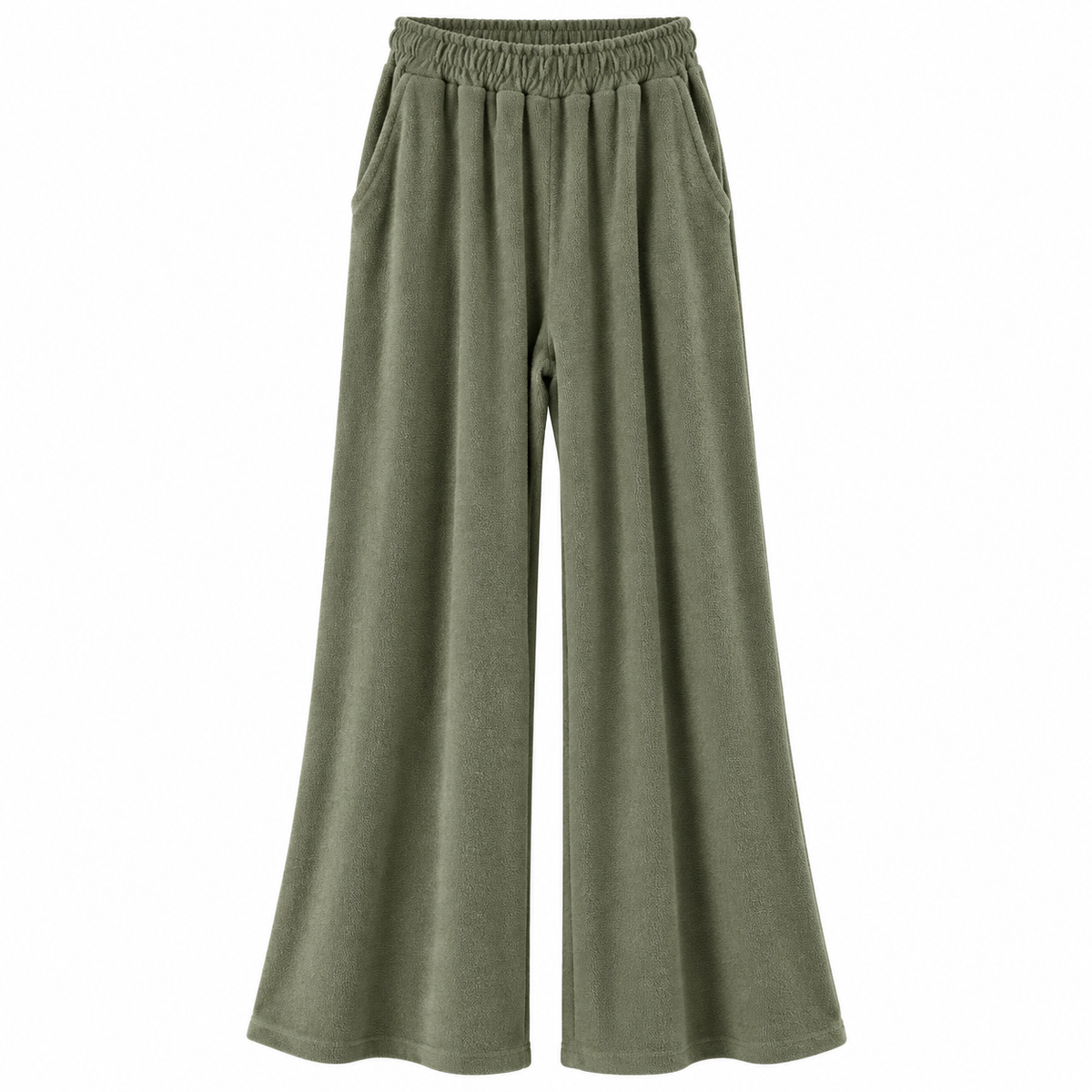 Cozy Frottee Hose – Wide Leg