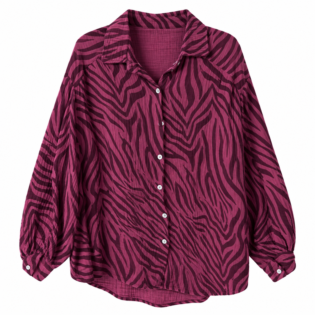 Zebra Oversize Bluse