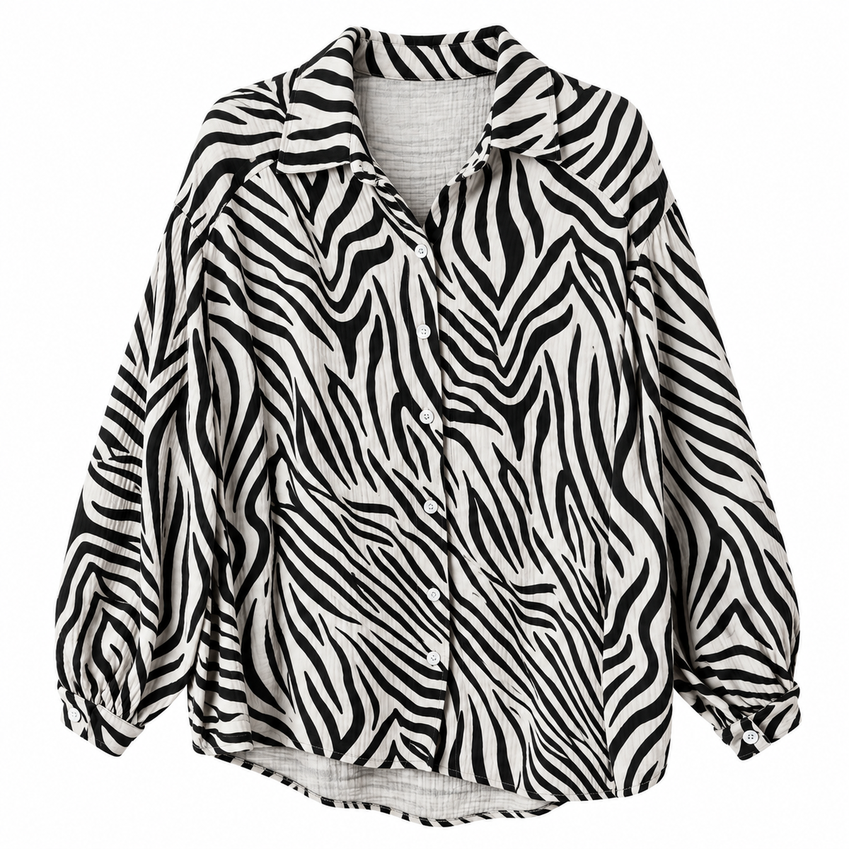 Zebra Oversize Bluse