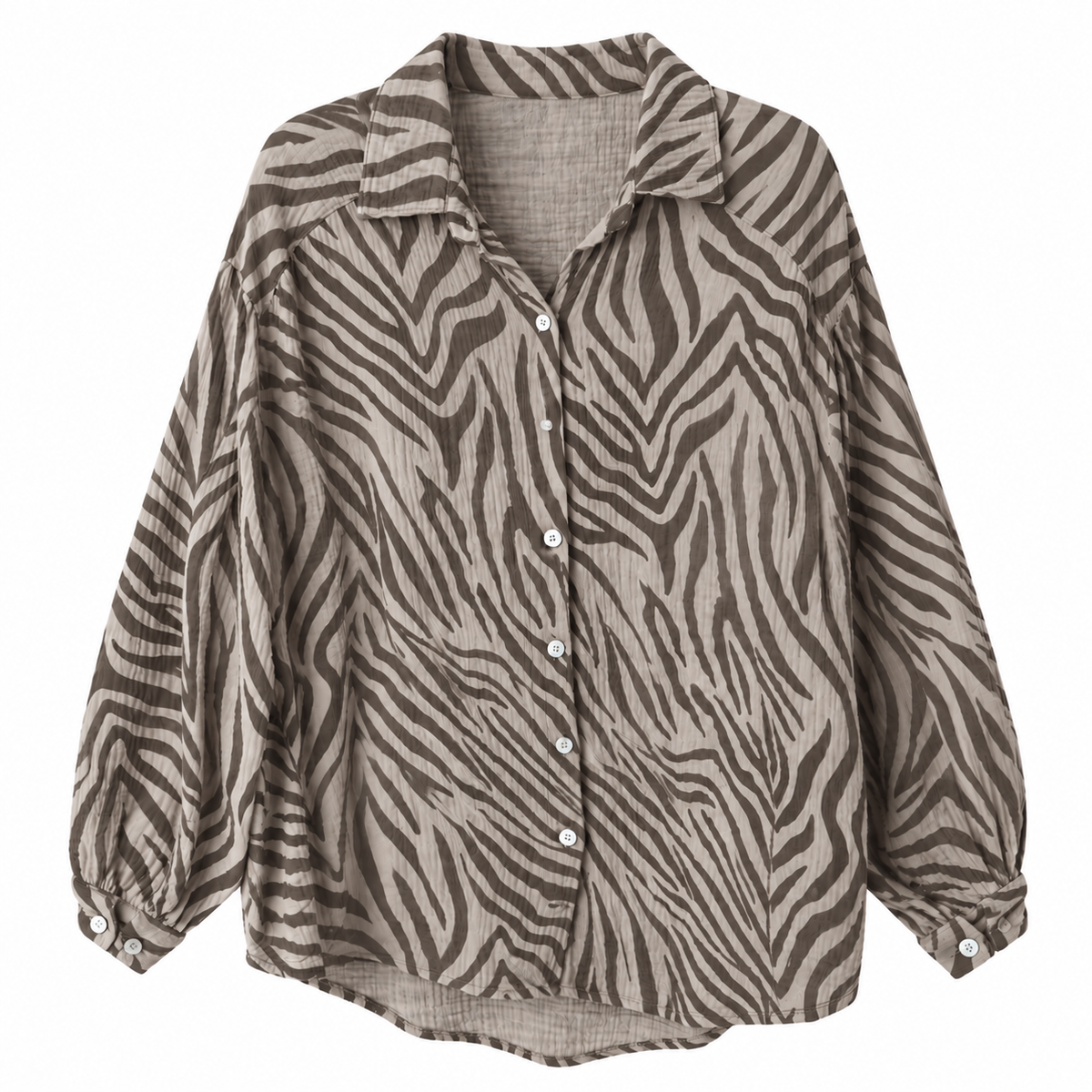 Zebra Oversize Bluse