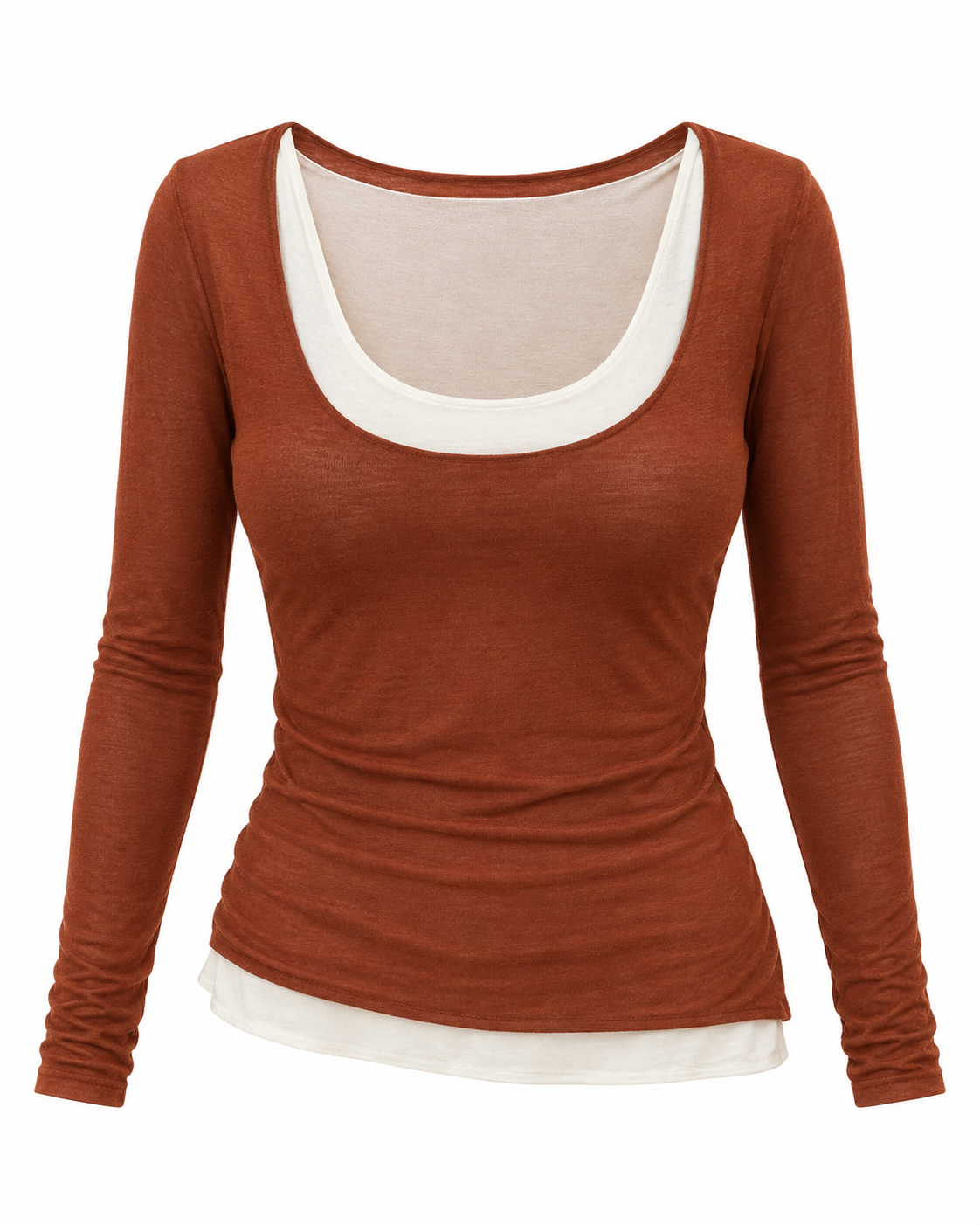 Cashmere Soft Layers – Langarmshirt mit GRATIS Top
