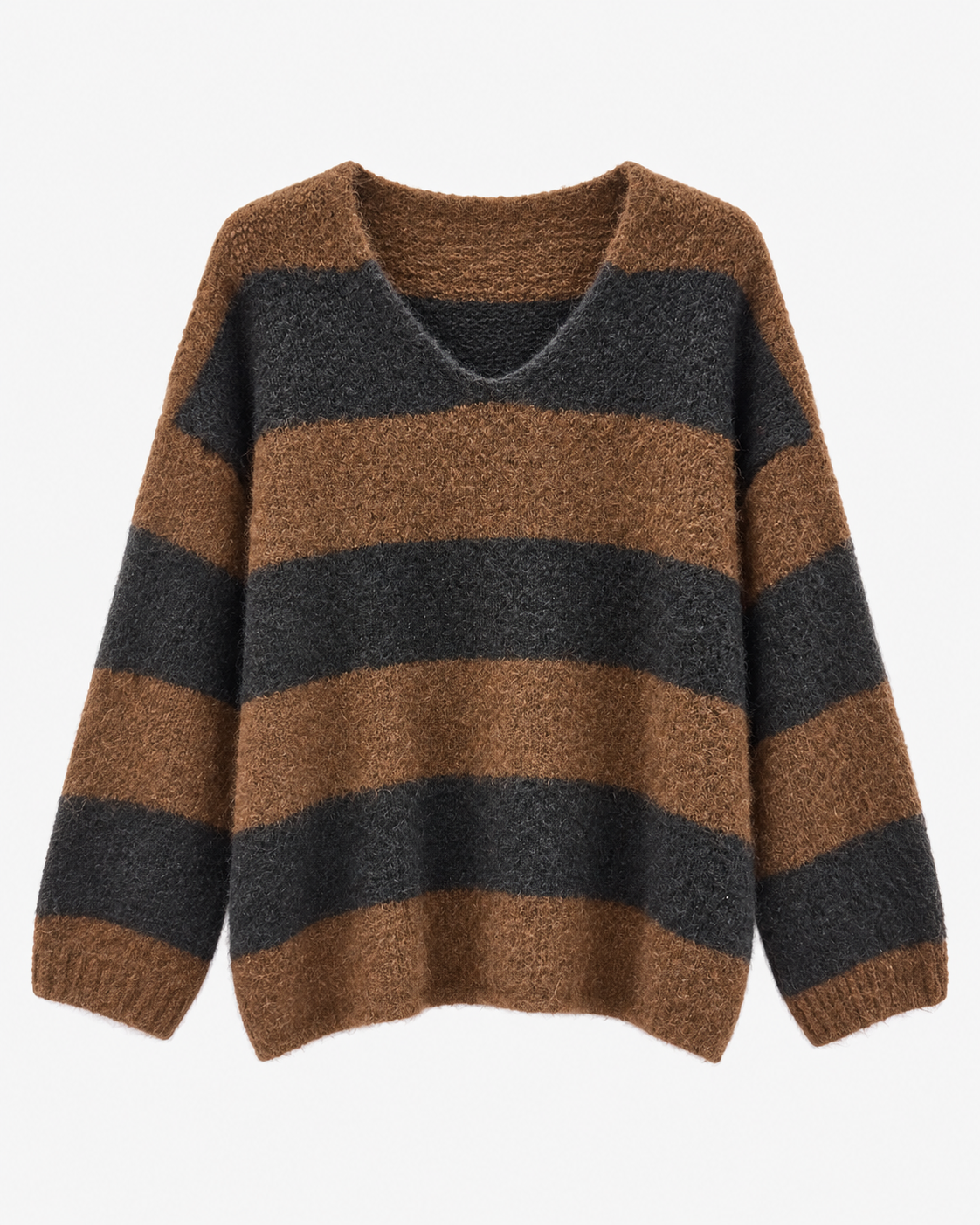 Alpaca Striped Sweater – Soft & Cozy