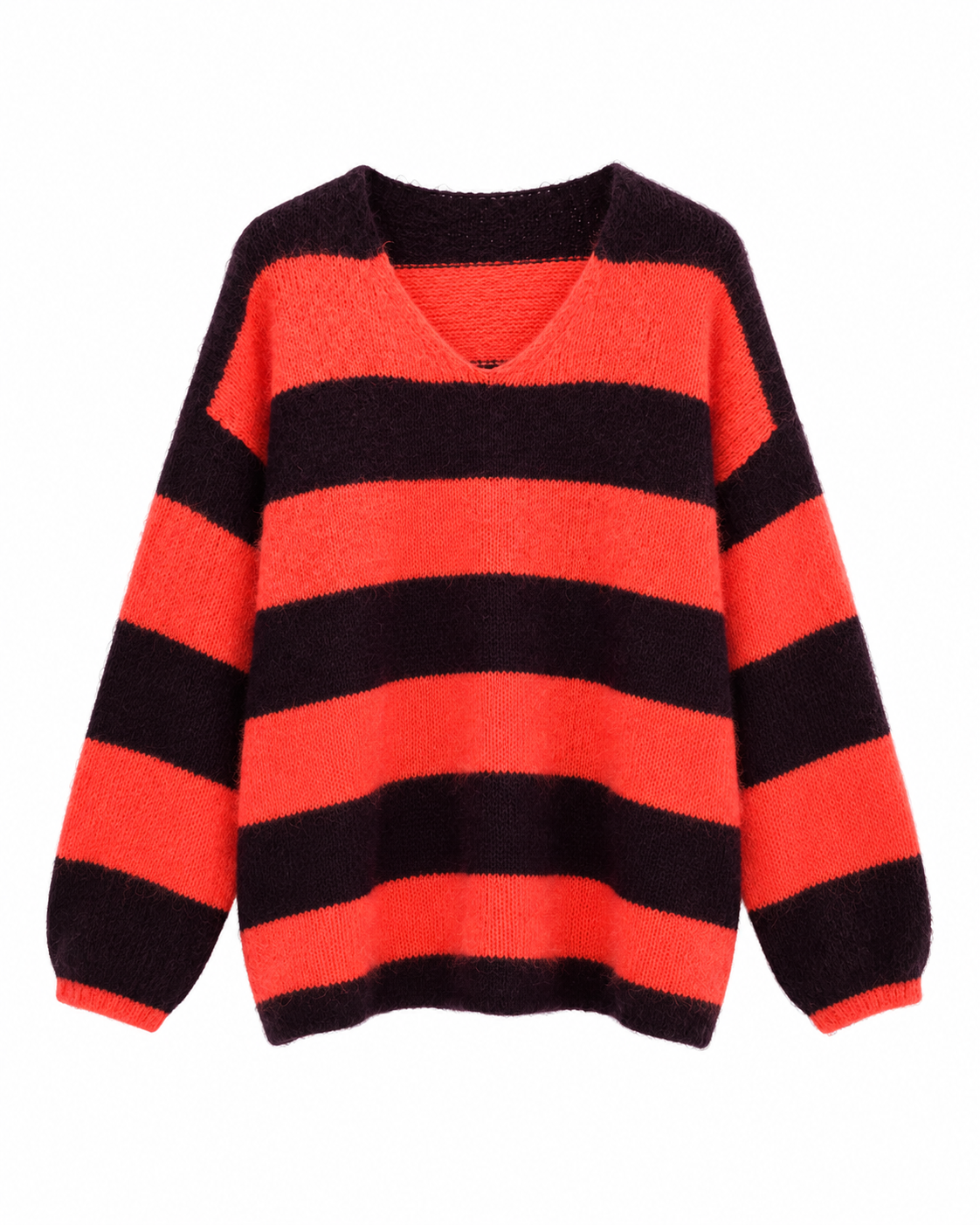 Alpaca Striped Sweater – Soft & Cozy