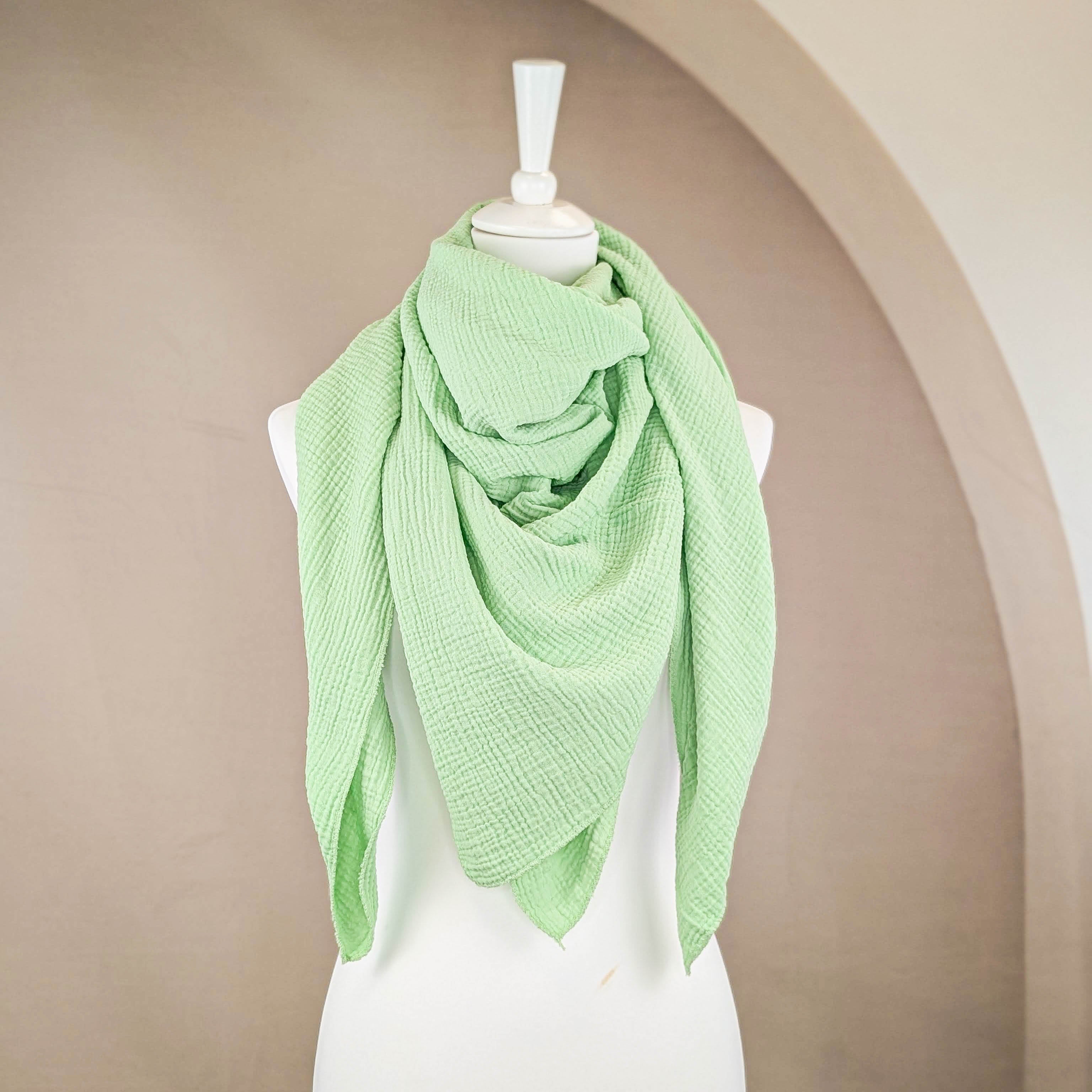 Musselin Tuch XXL - Mint