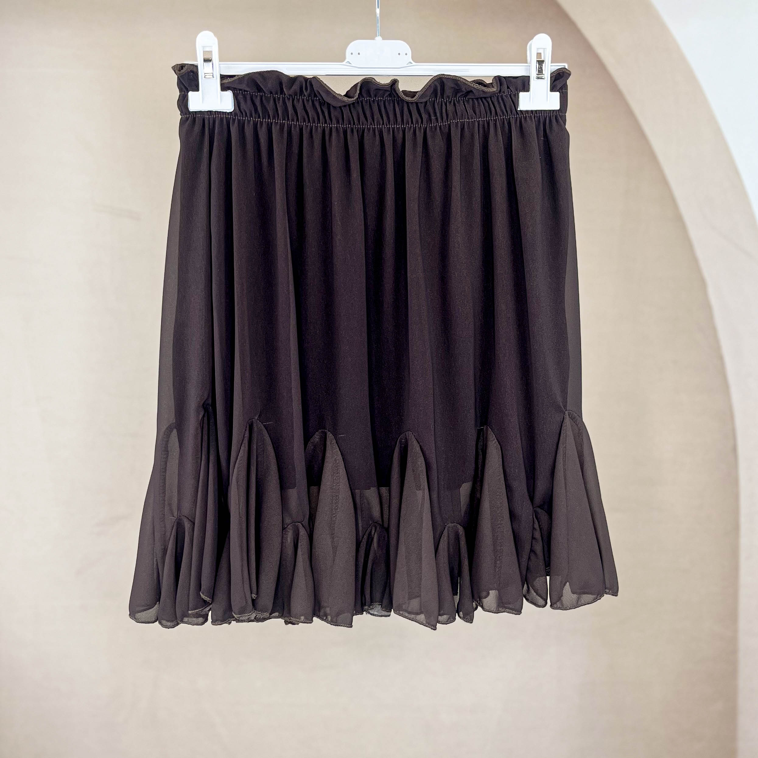 Elastischer Rock Schwarz