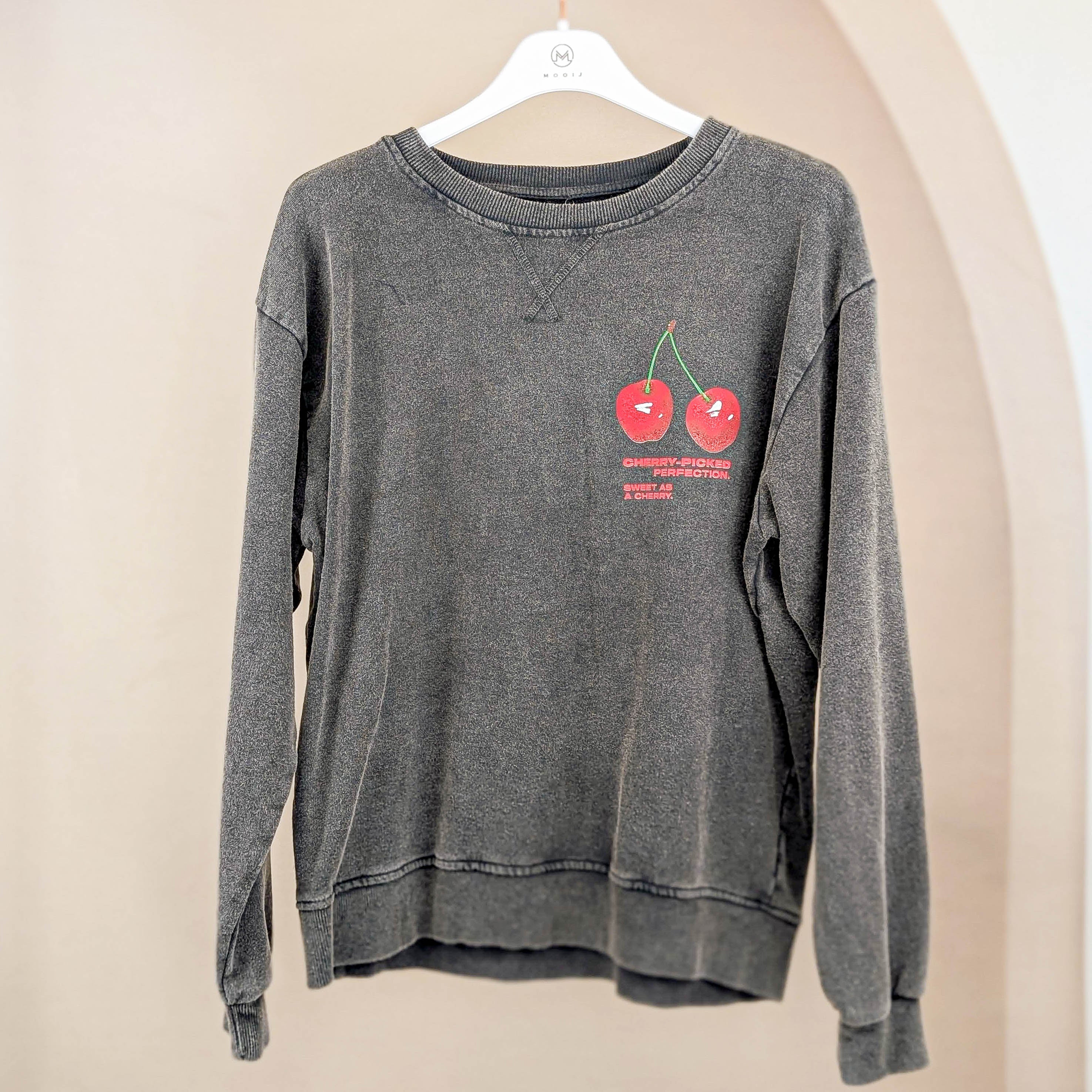 Cherry Sweatshirt - Anthrazit