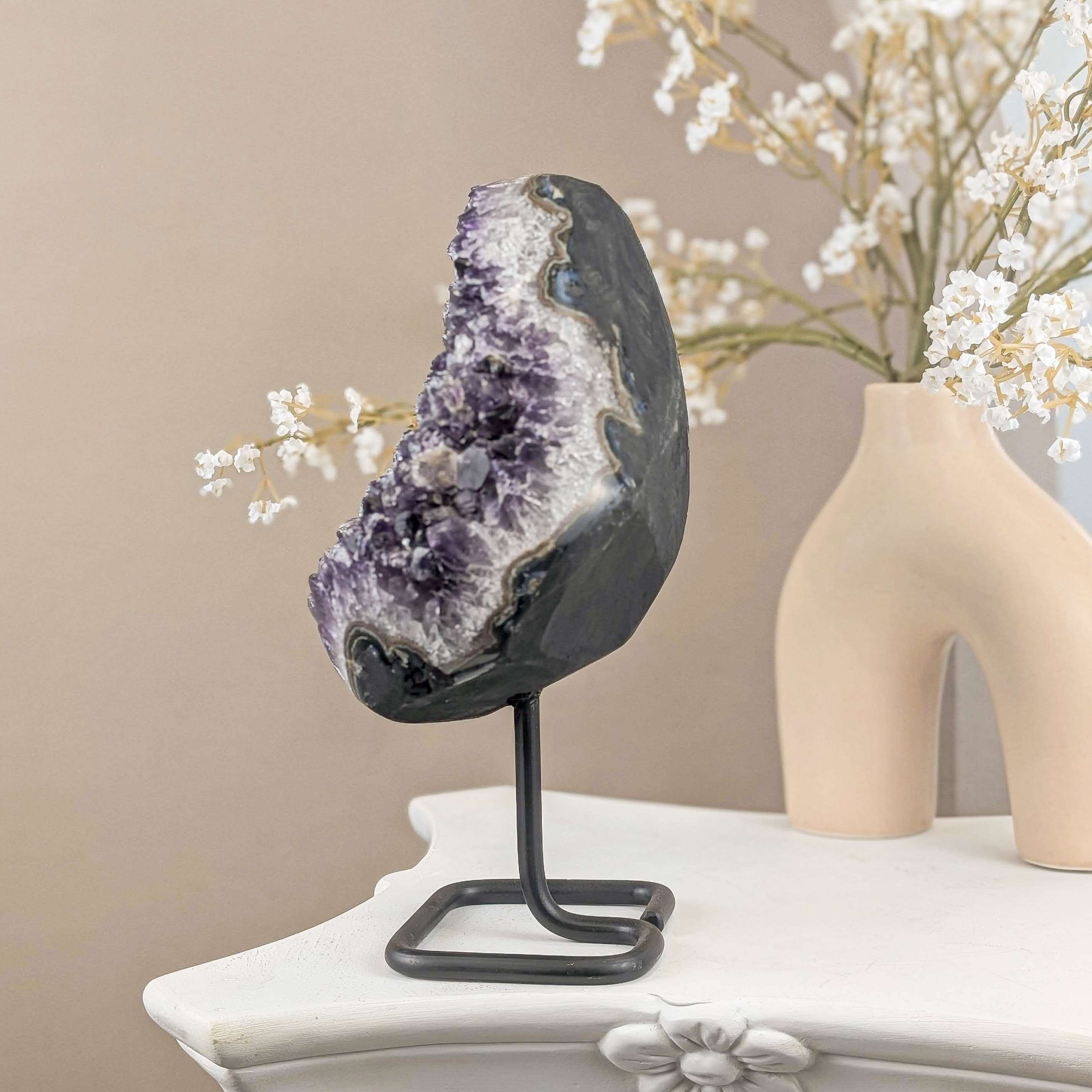 Amethyst Cluster auf Ständer (240R)
