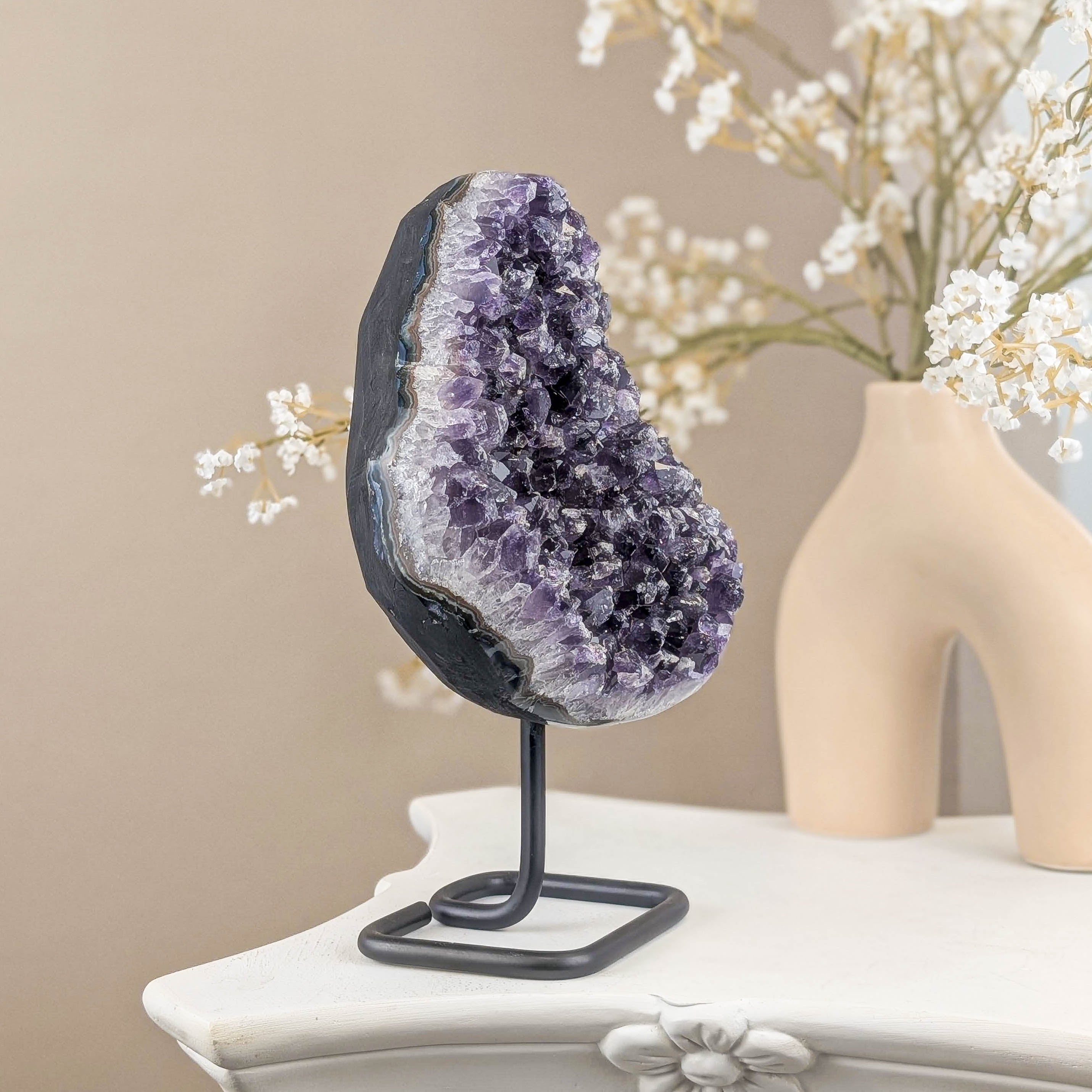 Amethyst Cluster auf Ständer (240R)