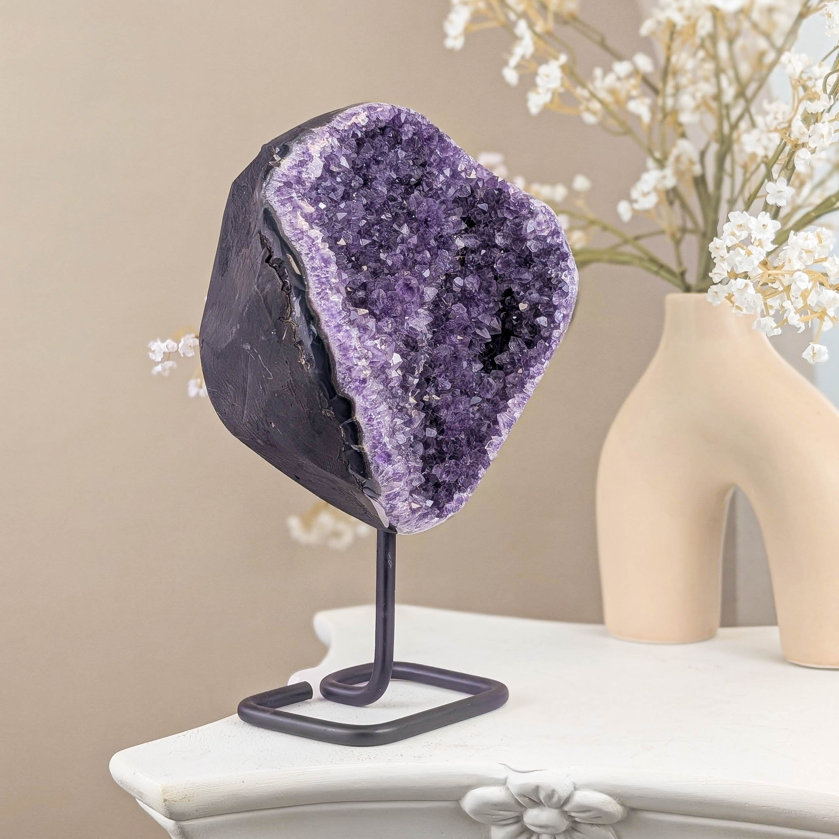 Amethyst Cluster auf Ständer (266J)