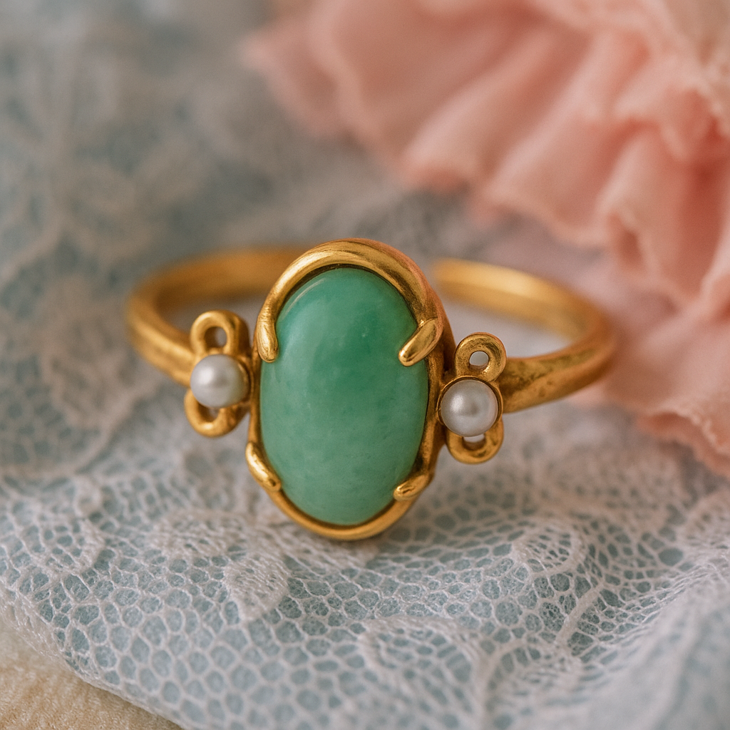 Antoinette Ring - Amazonit