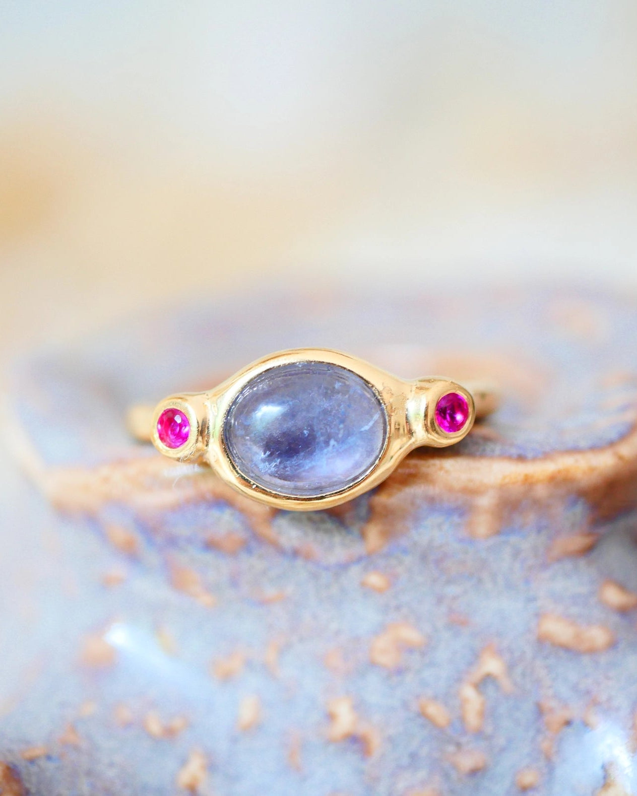 Apana Ring – Apatit & Rosa Zirkon