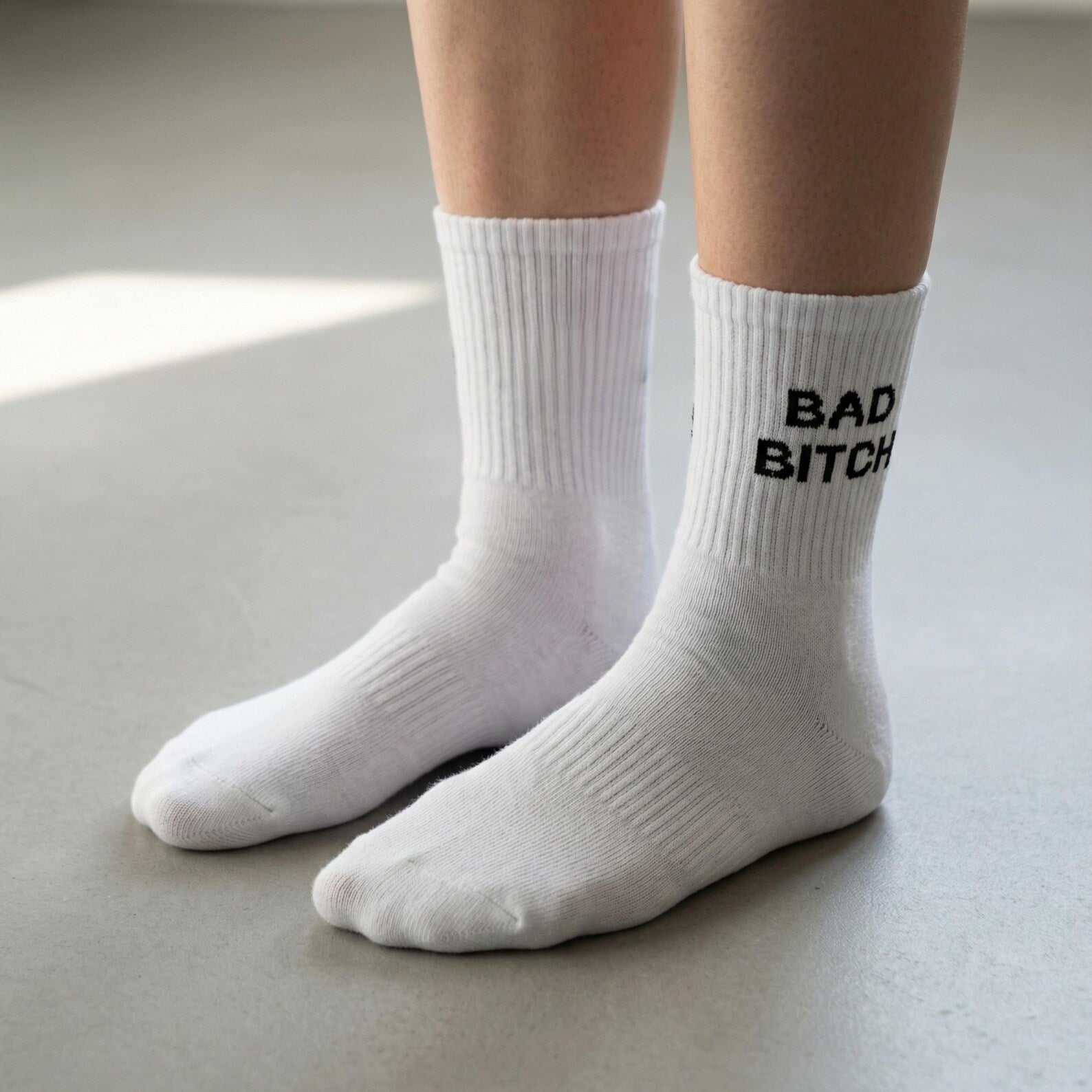 Bad Bitch Socken aus Bio-Baumwolle