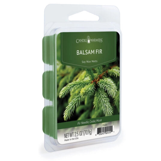 Wachsmelt – Balsam Fir | Handgegossen aus 100% Sojawachs, Frischer Tannennadel-Duft