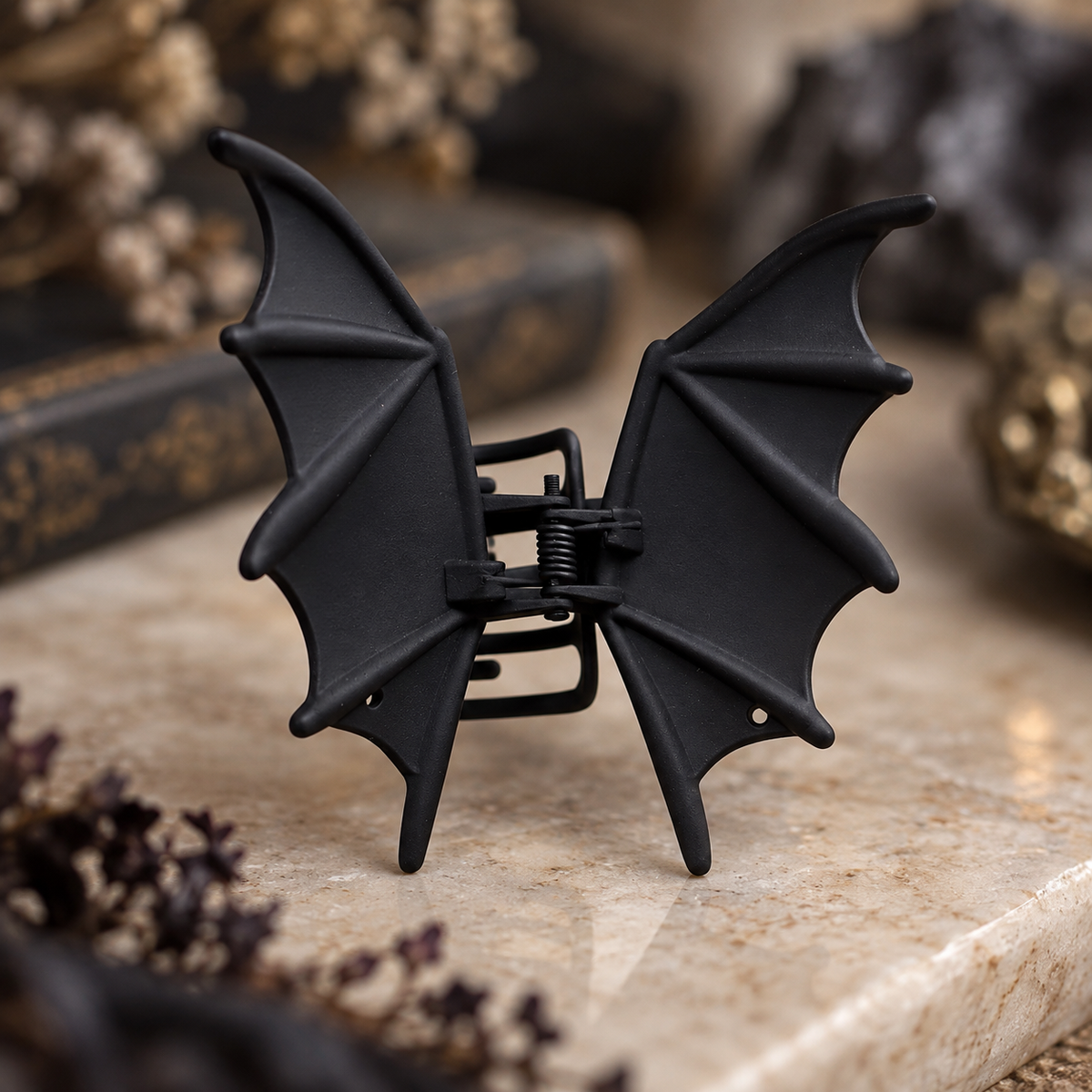 Haarspange - Bat Wings Schwarz